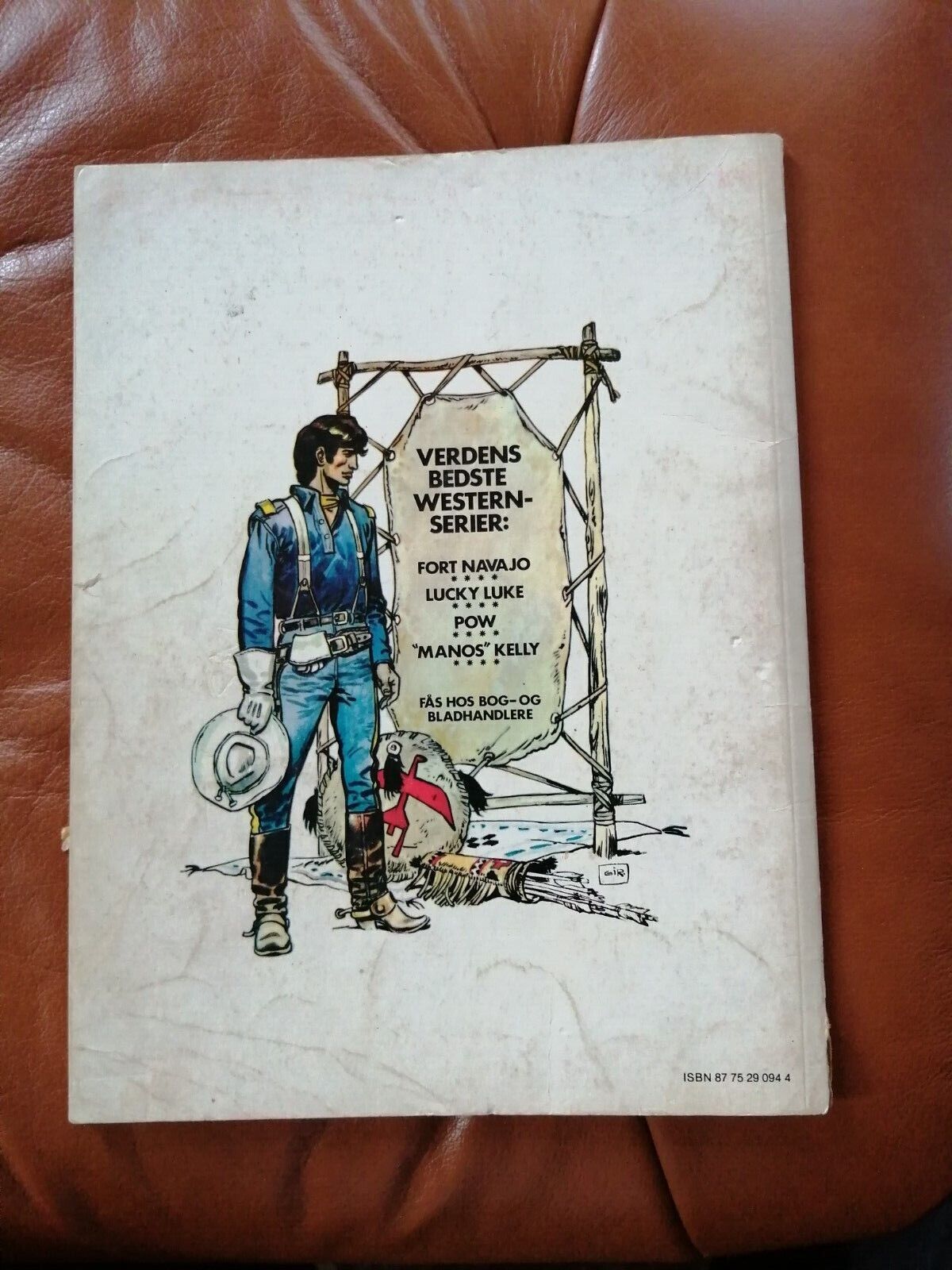 DenmarkComic album"GuldminenFort Navajo" Blueberry J-M Charlier1sted1974