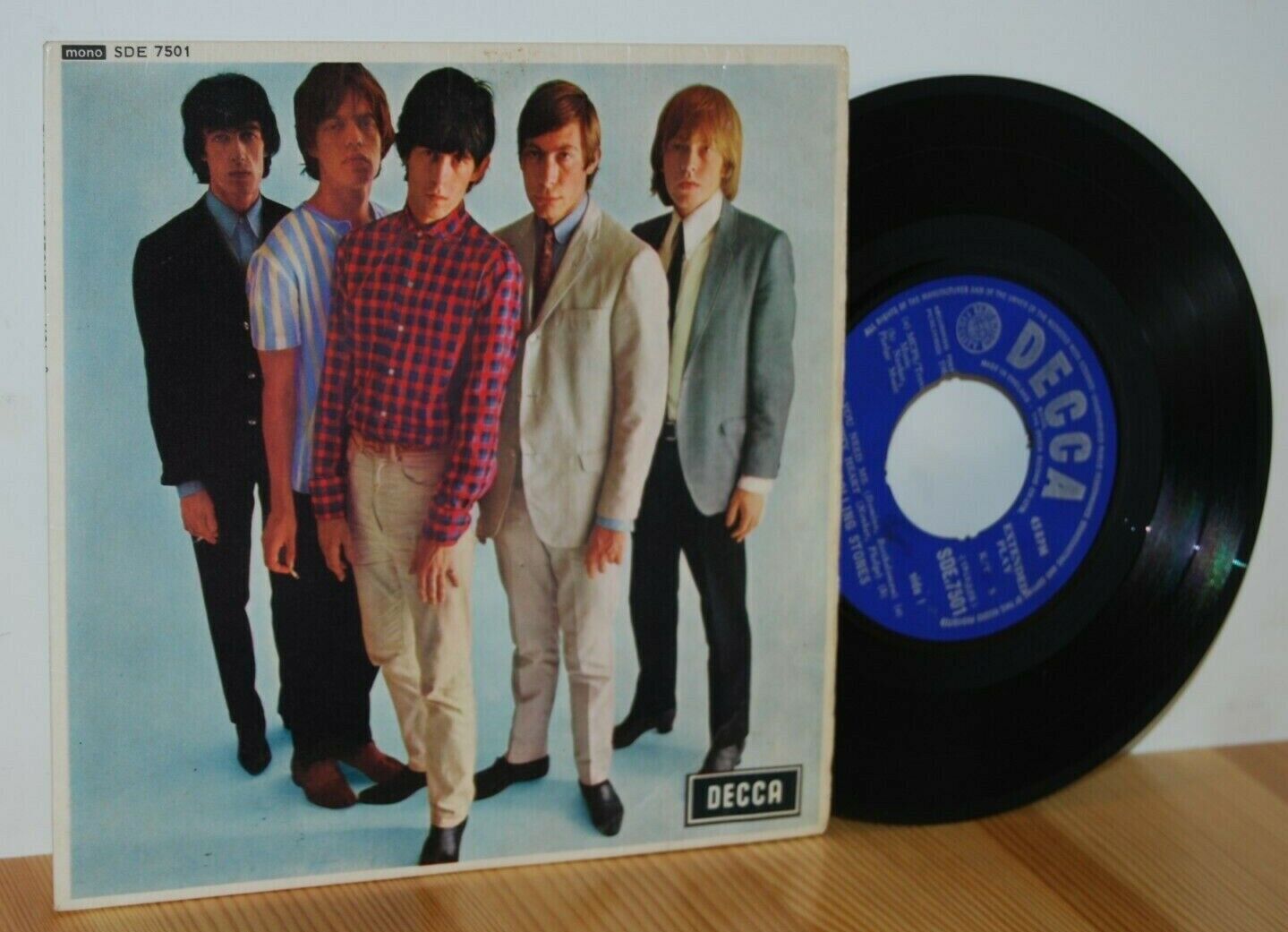 The ROLLING STONES SDE 7501 EP DECCA PS Picture Sleeve