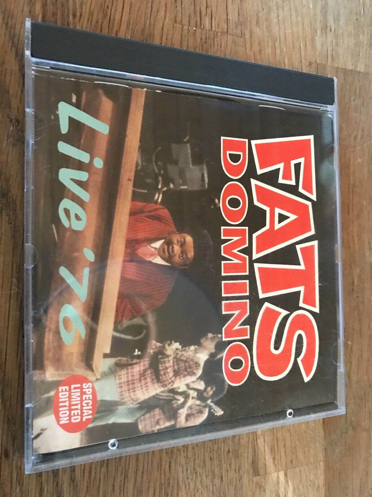 FATS DOMINO "LIVE ´76" SPECIAL LIMITED EDITION RARITY RECORDS PRESS 12 TRACKS CD