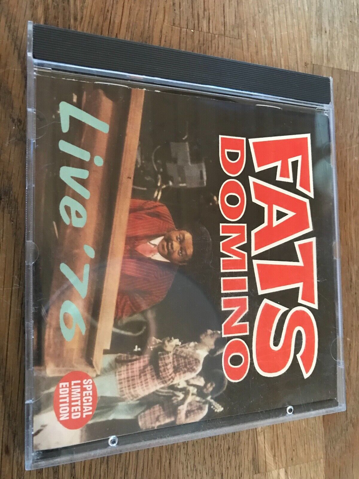 FATS DOMINO "LIVE ´76" SPECIAL LIMITED EDITION RARITY RECORDS PRESS 12 TRACKS CD