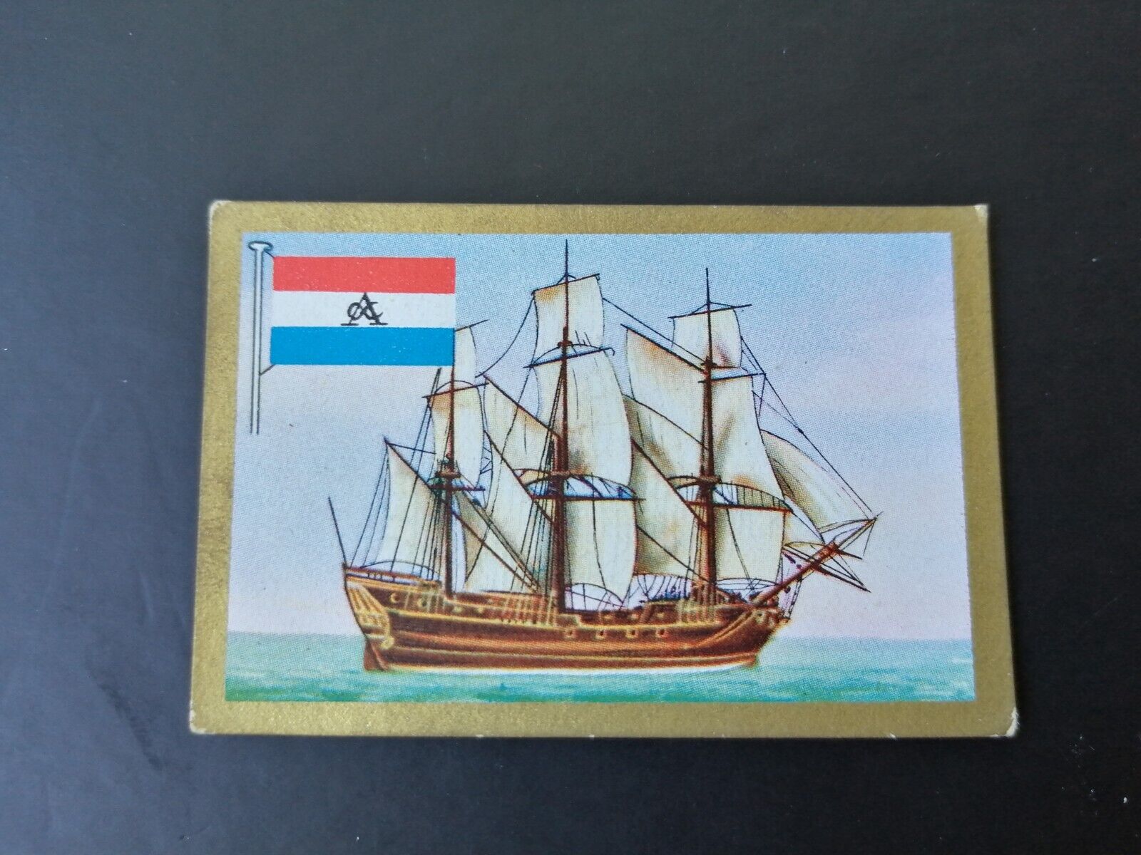 German SABA tobacco ship trading card 1931-33No 14"Mercurius" Holland