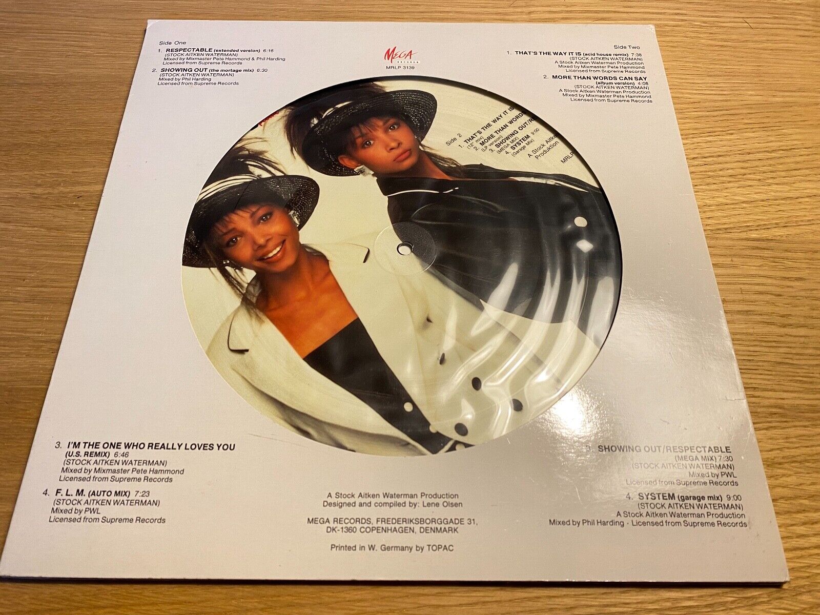 MÈL  KIM "SOMETHING SPECIAL" 1980´S 12" PICTURE DISC LP  POSTER MEGA RECORDS