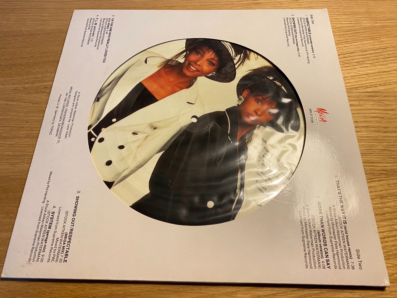 MÈL  KIM "SOMETHING SPECIAL" 1980´S 12" PICTURE DISC LP  POSTER MEGA RECORDS