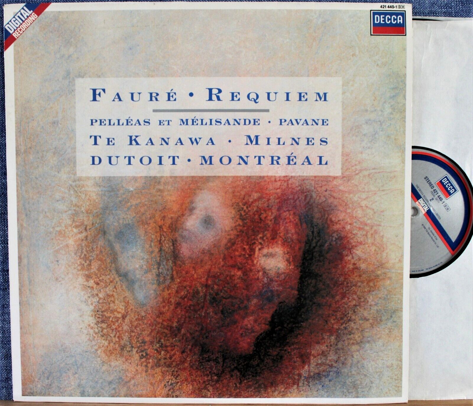 Dutoit (w Te Kanawa; Milnes) Fauré (Requiem; etc) Decca 421 440 dig NM(-)