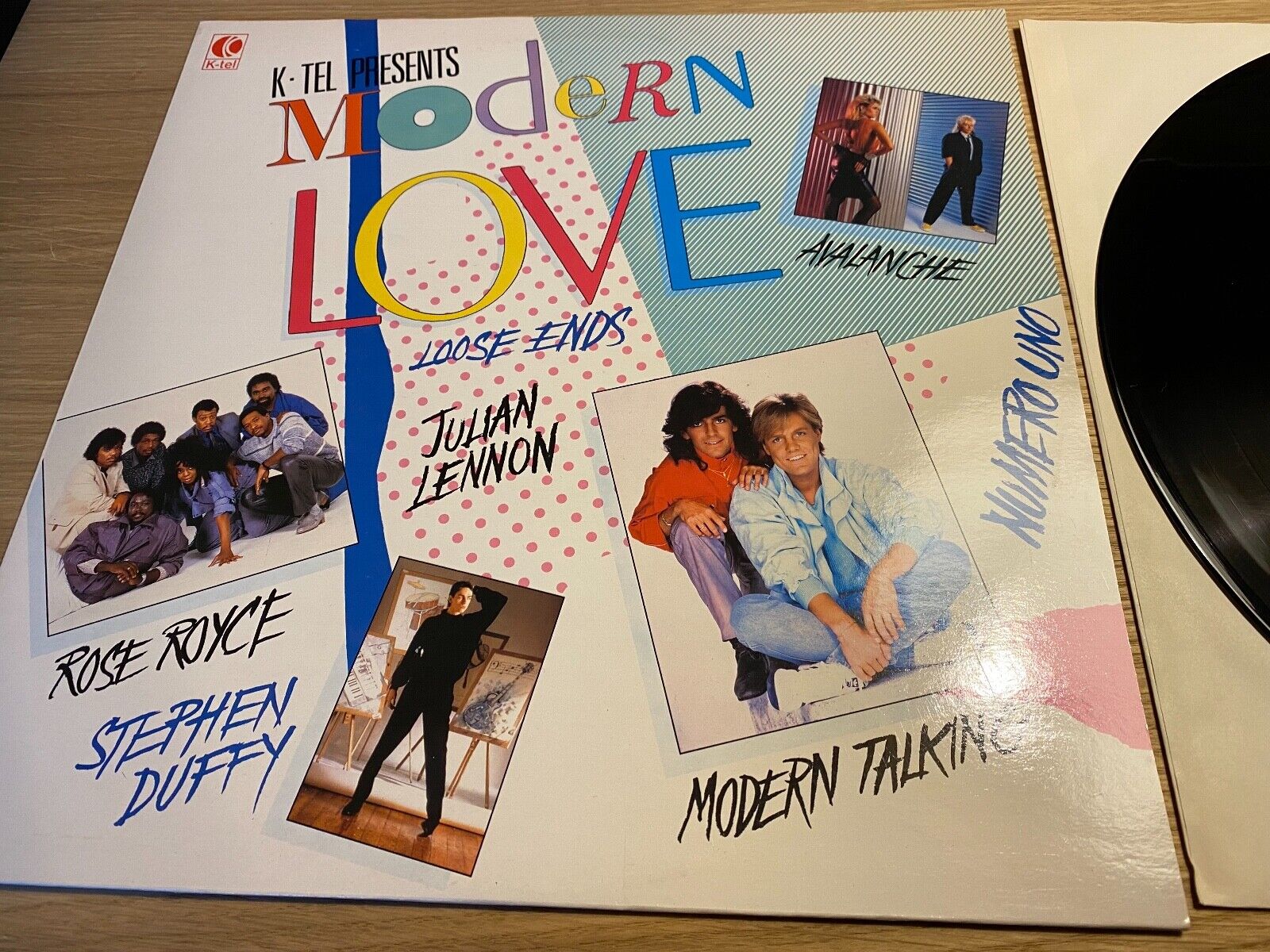 MODERN LOVE 1985 RECORDS VINYL LP K-TEL NCB FINLAND VARIOUS ARTISTS 14 TRACKS LP