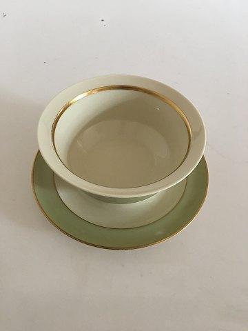 Royal Copenhagen Dagmar Gravy Bowl with fixed saucer No 9580