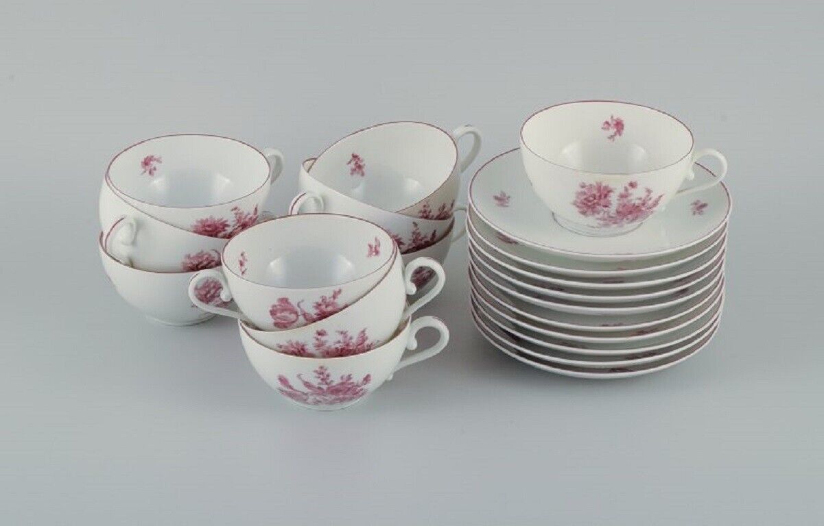 Rosenthal a tea service for ten people  Consisting of ten teacups with saucers