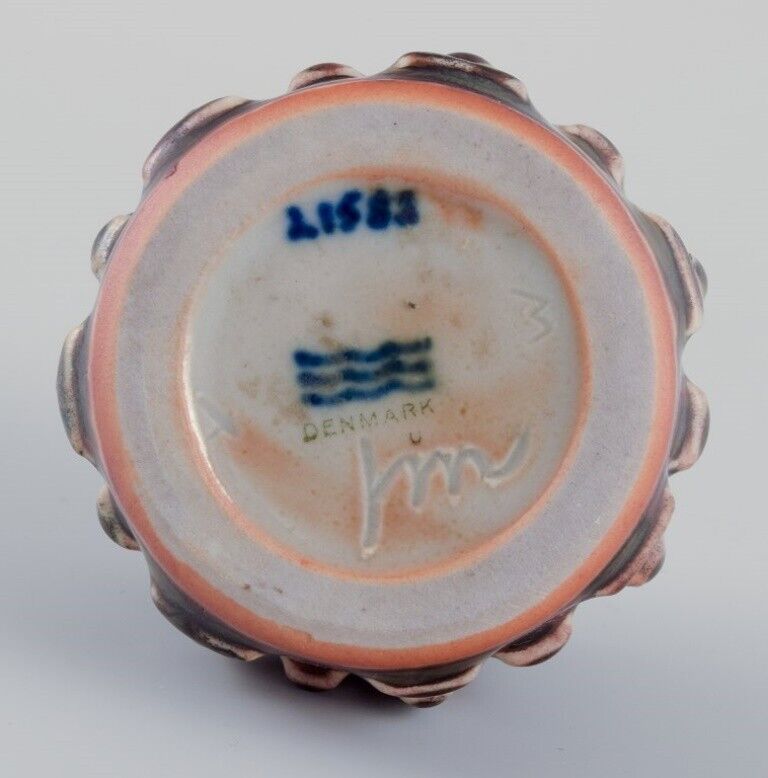 Jørgen Mogensen for Royal Copenhagen Miniature ceramic vase in sung glaze