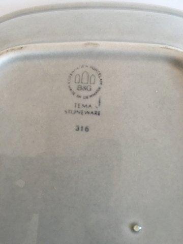 Bing  Grondahl Stoneware Tema Serving Tray No 316