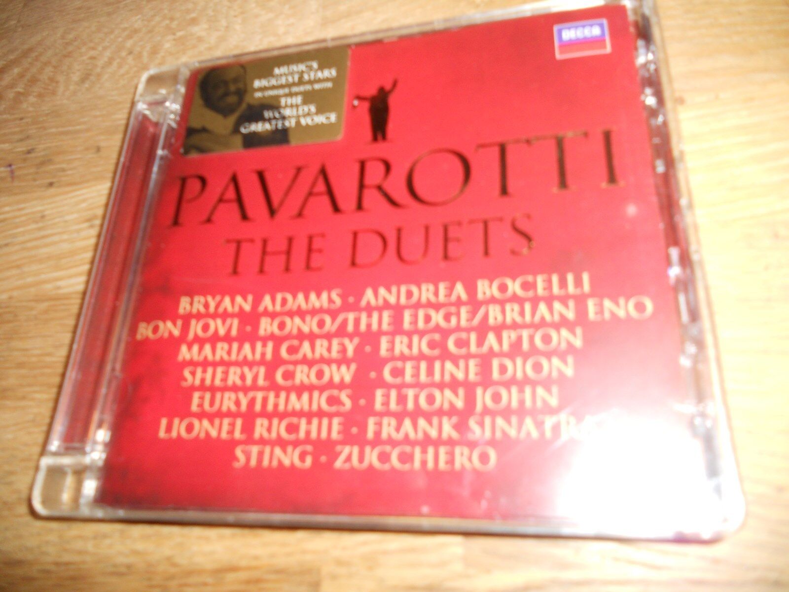 PAVAROTTI "THE DUETS" 2008 CD ALBUM 14 TRACKS DECCA RECORDS FRANK SINATRA STING*