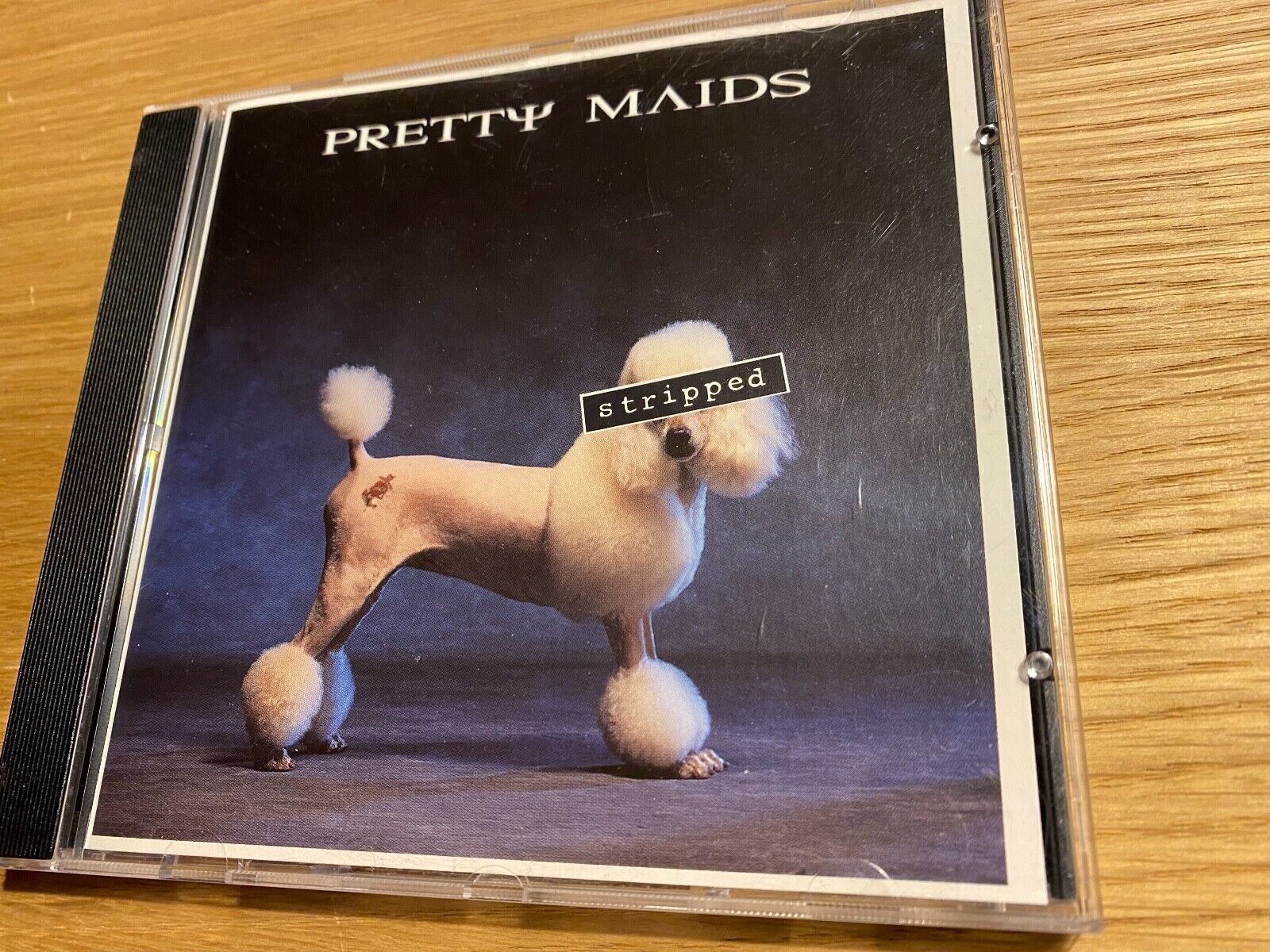 PRETTY MAIDS "STRIPPED" CD ALBUM COLUMBIA RECORDS 10 TRACK 1 PRESS AUSTRIA 1993