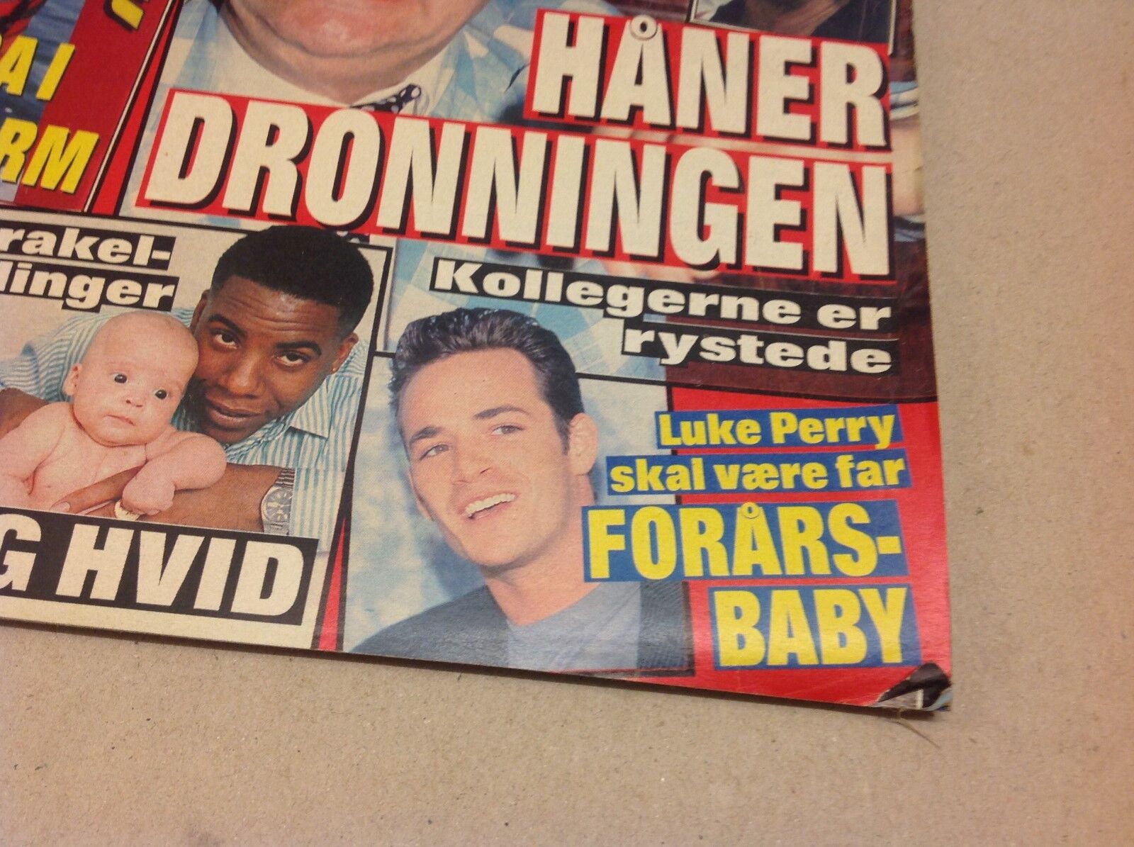 Luke Perry Beverly Hills Dylan McKay Vintage Danish Magazine 1994 "Se og Hoer"