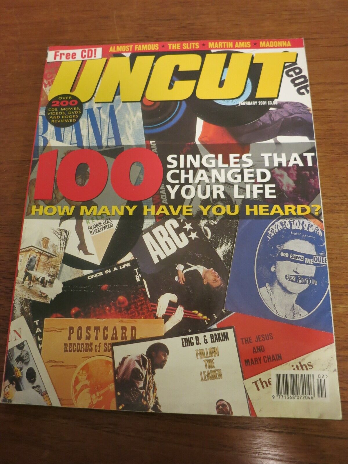 UK Magazine Uncut 2001 MADONNA Kate Hudson PUBLIC ENEMY L20