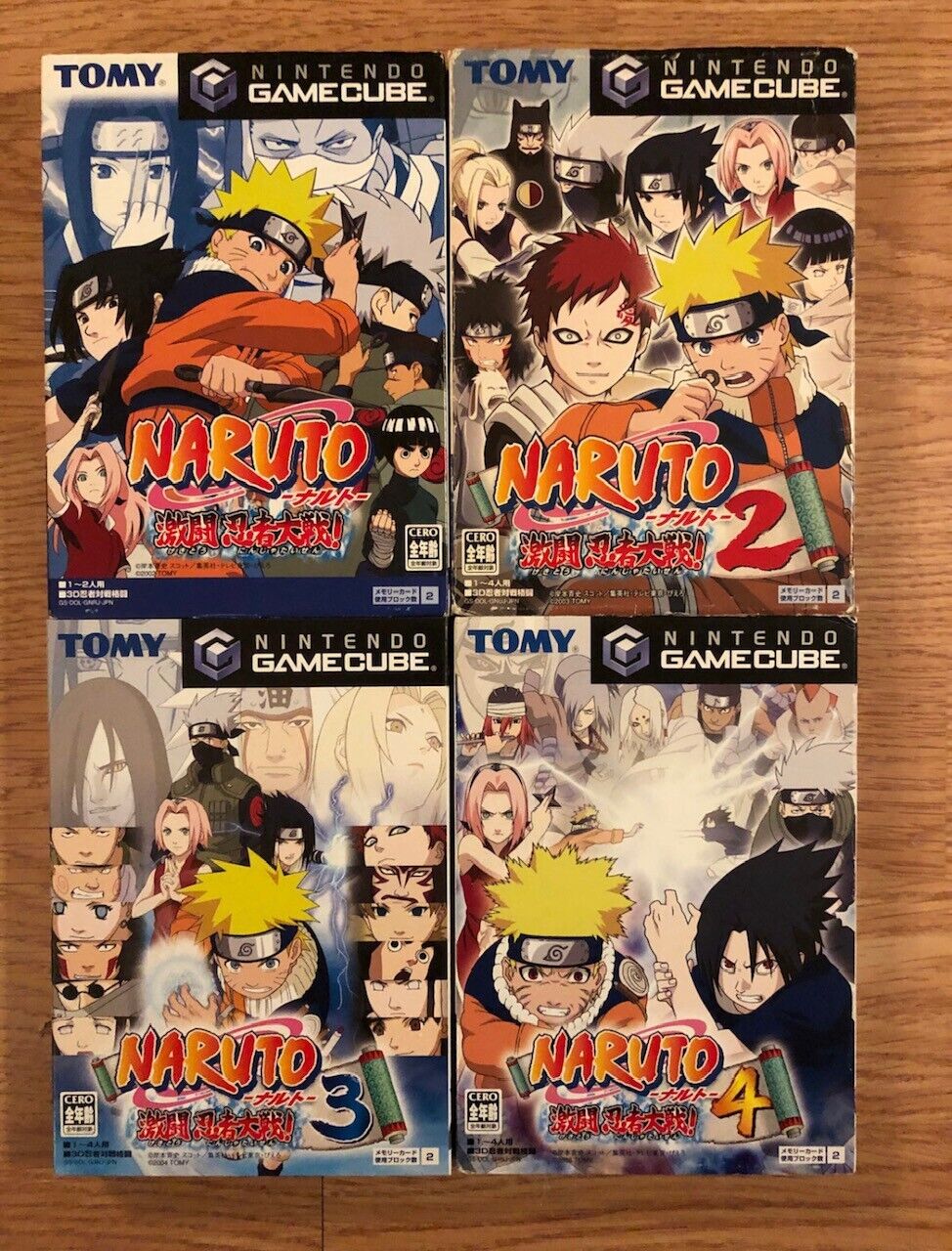 Naruto Gekito Ninja Taisen (Clash of Ninja) Series GameCube Japanese