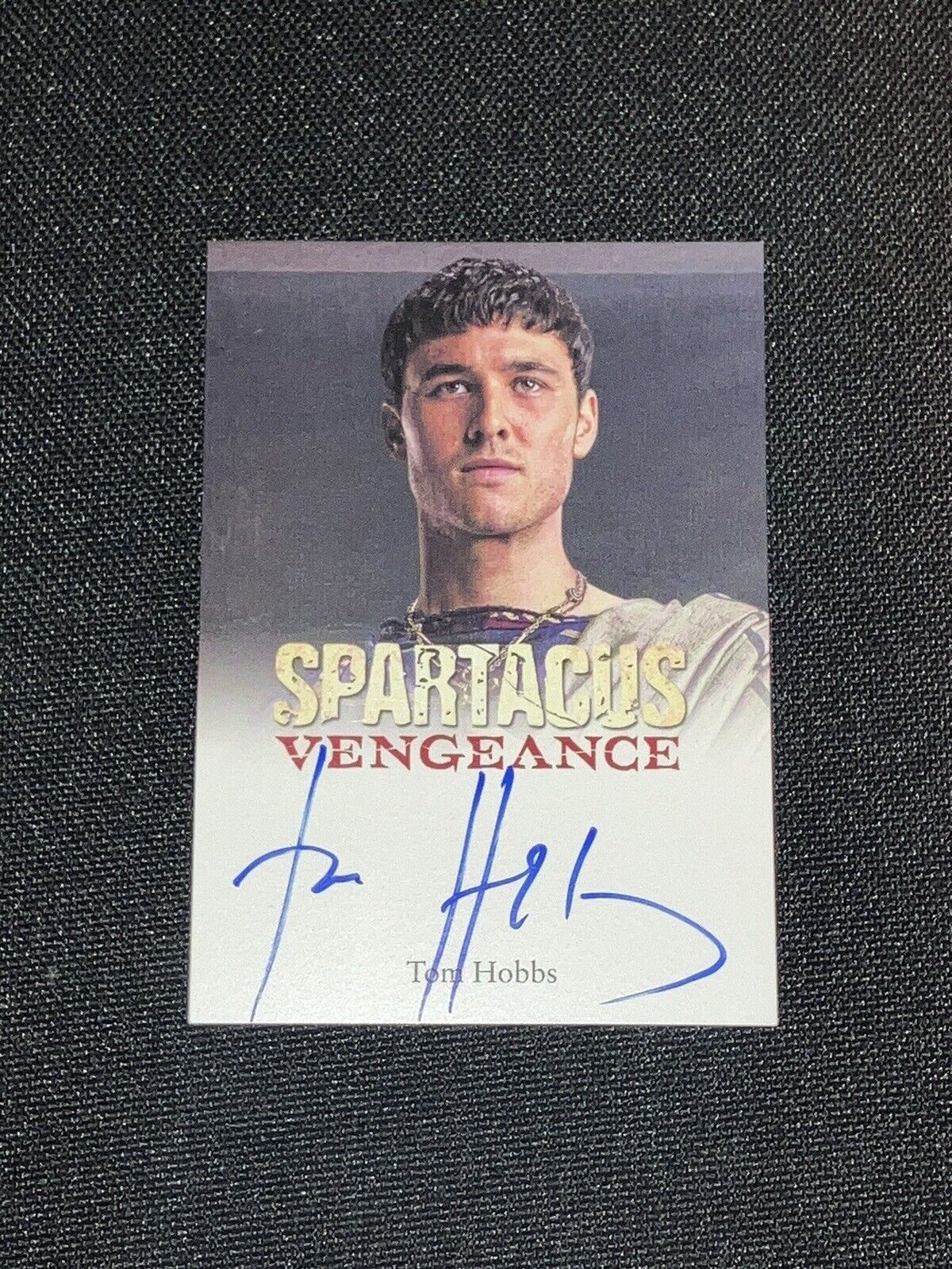 Spartacus: Vengeance Autograph Card Signed by Tom Hobbs as Seppius