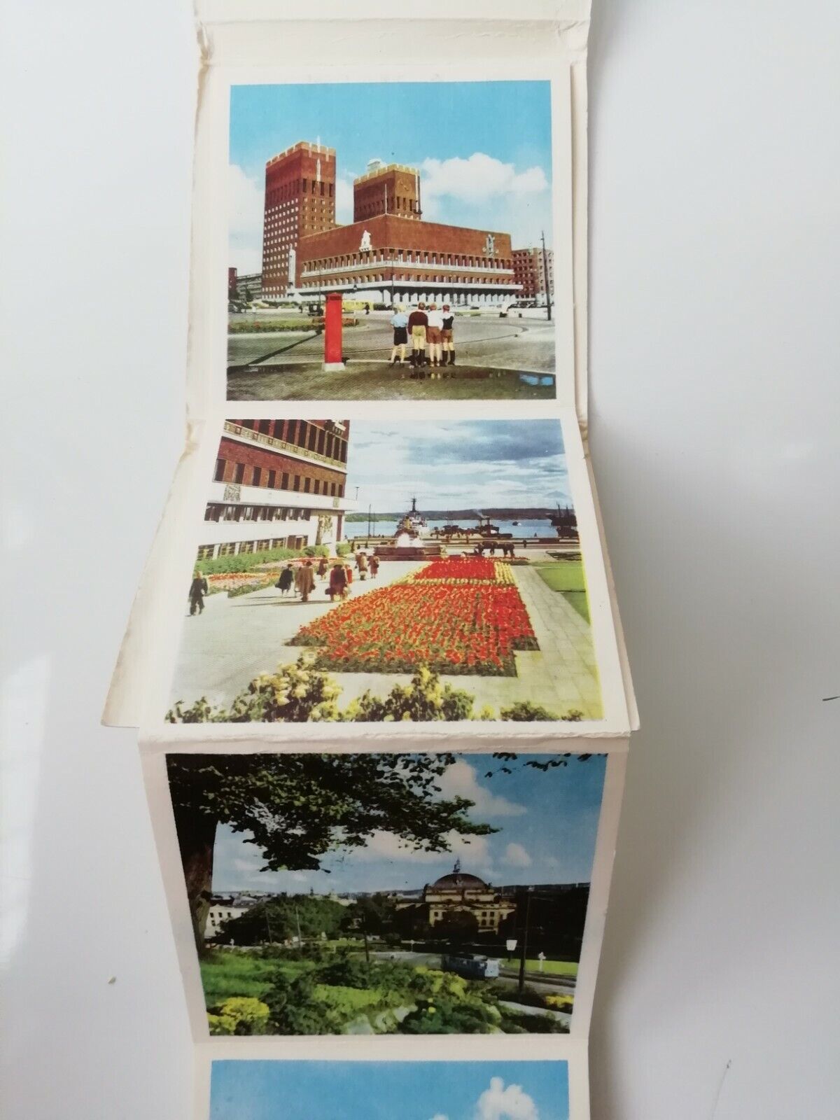 Vintage folder w12 color photos of OSLONORWAY 1950s