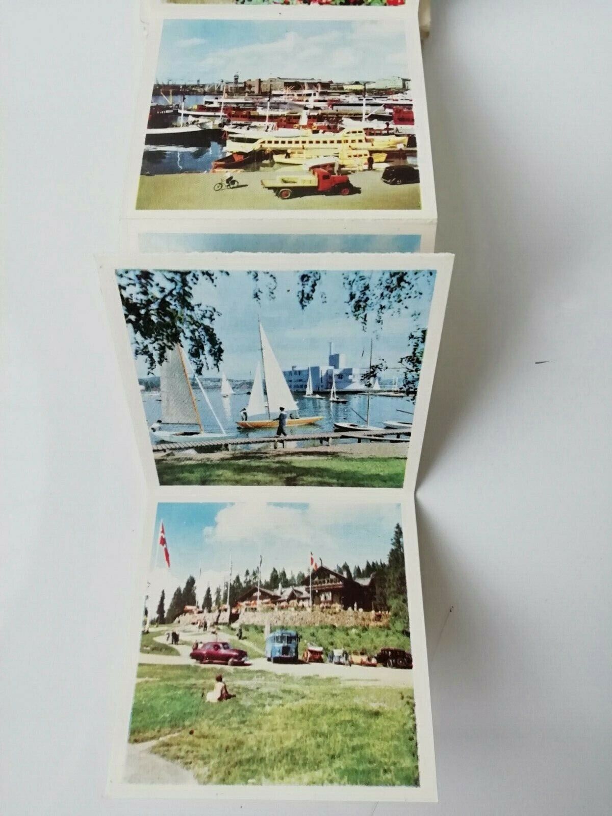 Vintage folder w12 color photos of OSLONORWAY 1950s