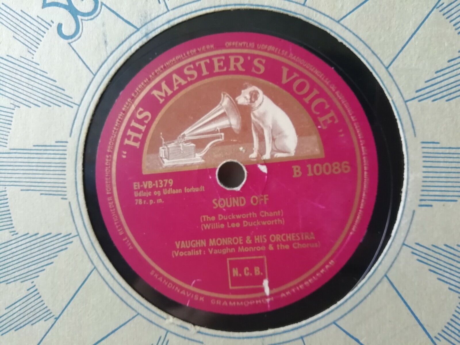 78 rpmVaughn MonroeMexicali TrailSound Off His Master's Voice B 100 86