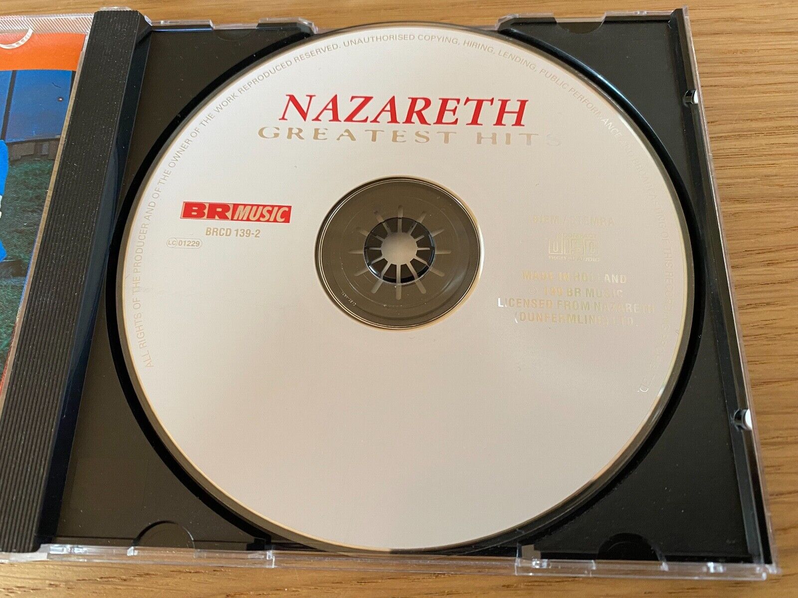 NAZARETH "GREATEST HITS" 1990 CD ALBUM 16 TRACK BR MUSIC HOLLAND 1 PRESSING RAR