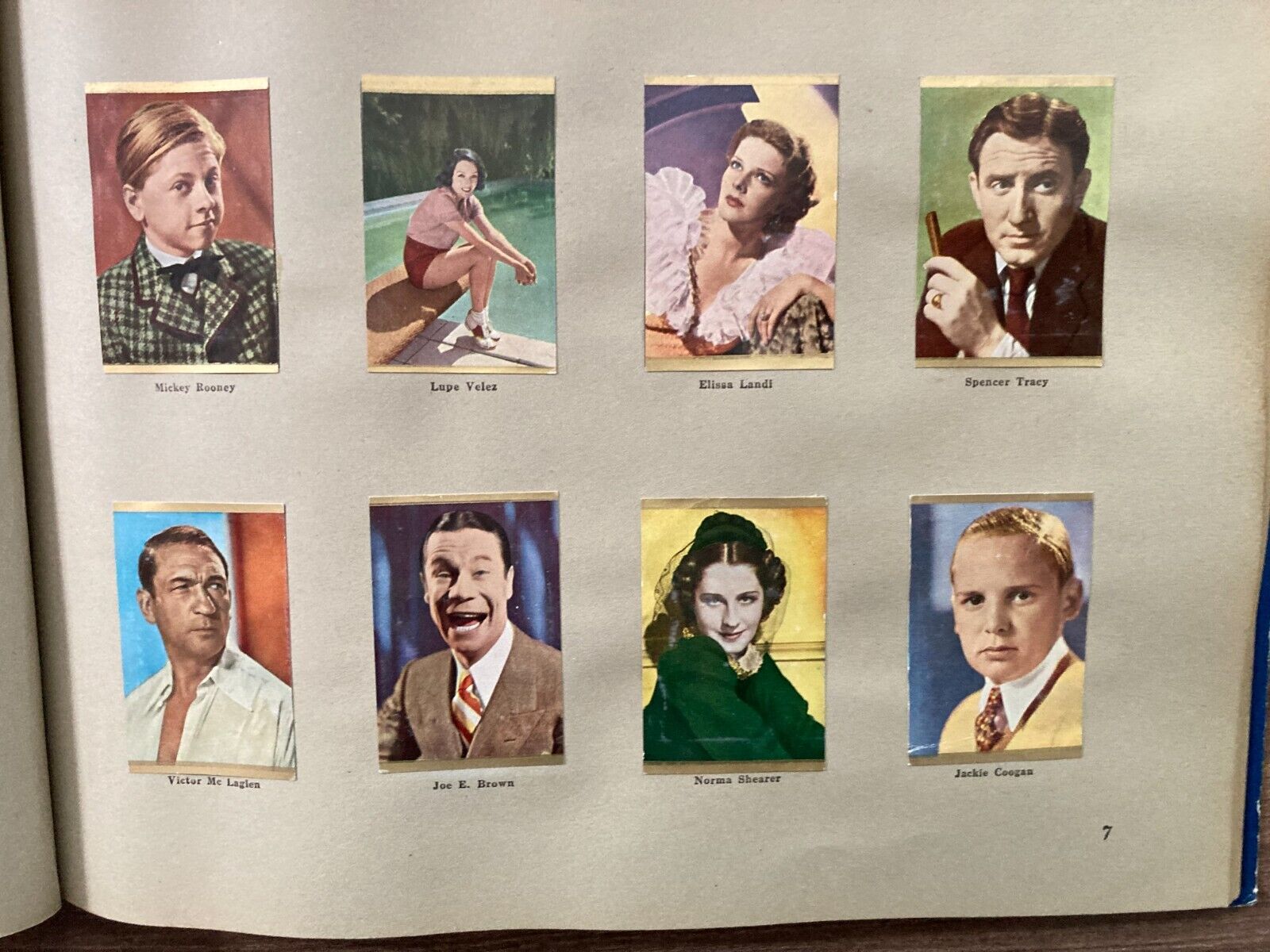 Danish 1930s Danmarks Film-Serie Complete Trading Card Album - 200 Cards Total