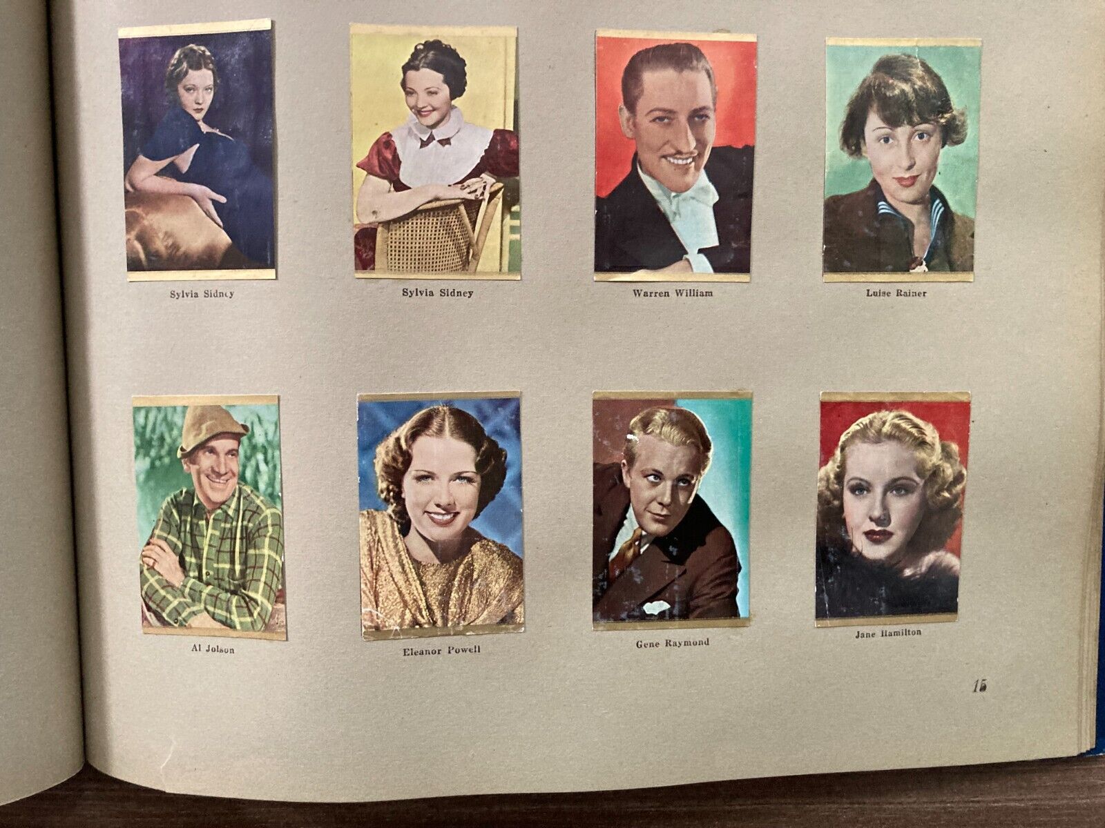 Danish 1930s Danmarks Film-Serie Complete Trading Card Album - 200 Cards Total