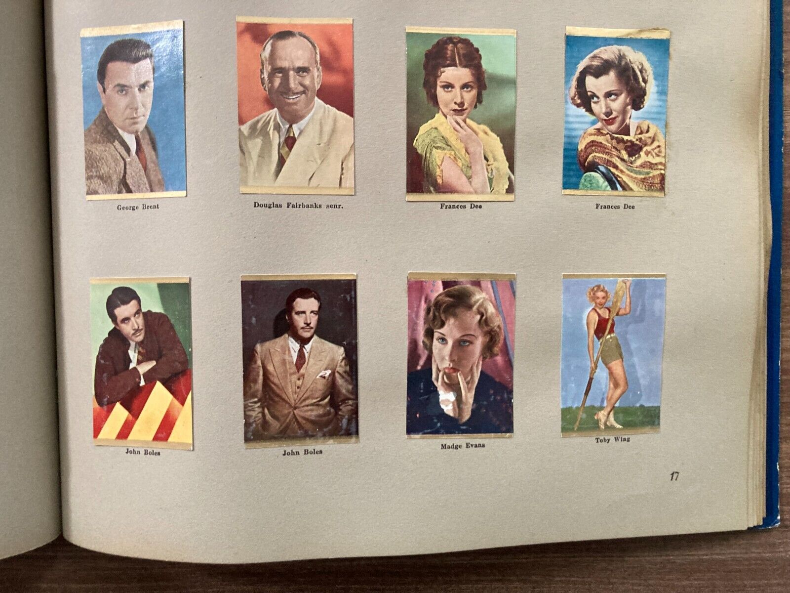 Danish 1930s Danmarks Film-Serie Complete Trading Card Album - 200 Cards Total