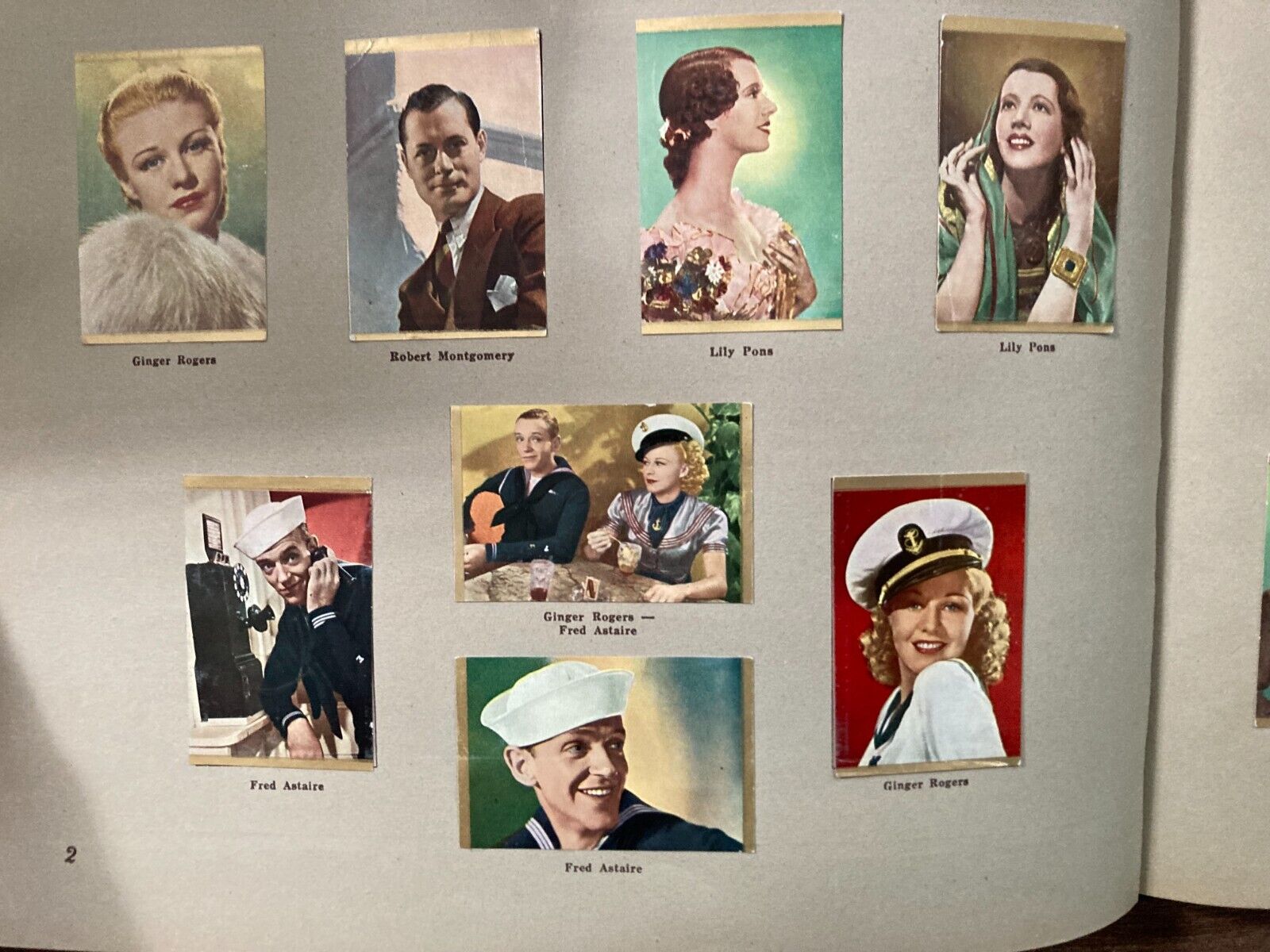 Danish 1930s Danmarks Film-Serie Complete Trading Card Album - 200 Cards Total