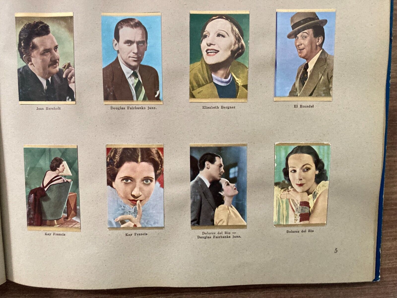 Danish 1930s Danmarks Film-Serie Complete Trading Card Album - 200 Cards Total