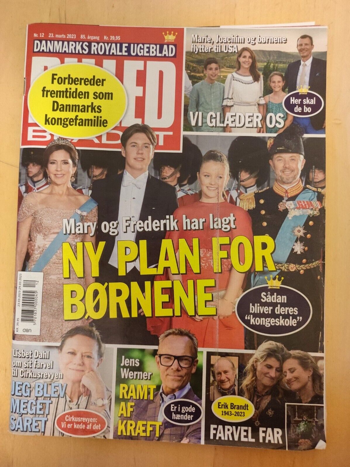 PRINCESS MARY Prince Frederik CHRISTIAN Letizia Danish Royal Magazine BL7