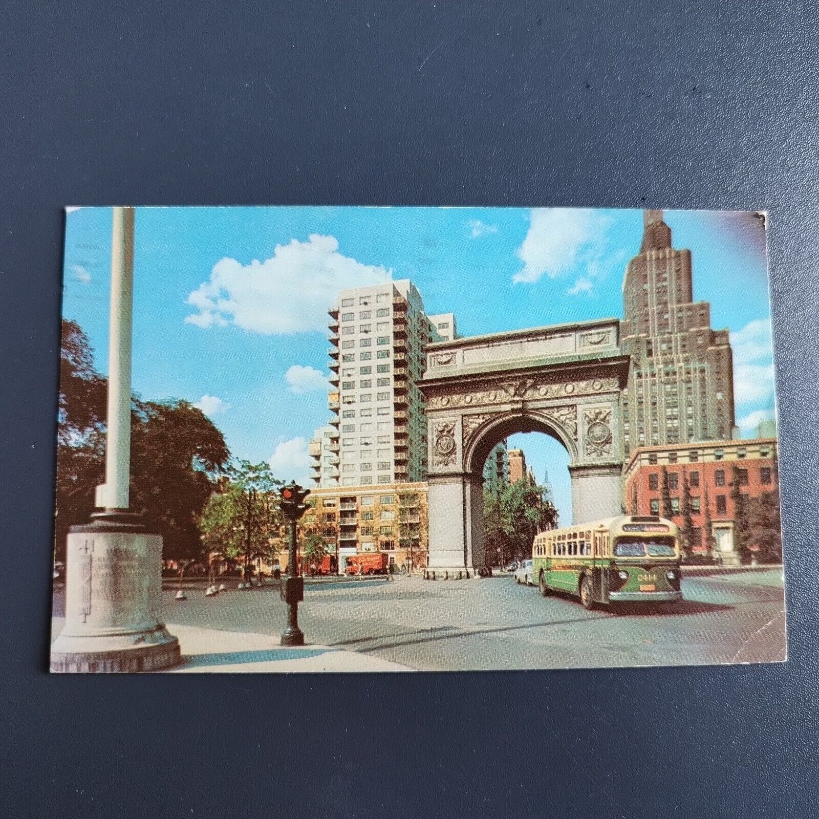 New York  City Washington Square - Posted 1956