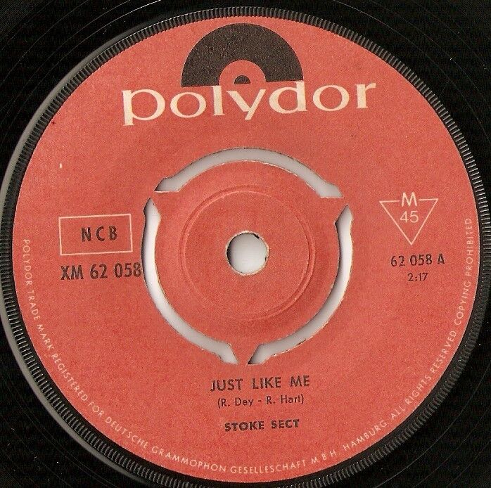 STOKE SECT JUST LIKE ME DANISH 45+PS 1966 MOD FREAKBEAT PAUL REVERE THE RAIDERS