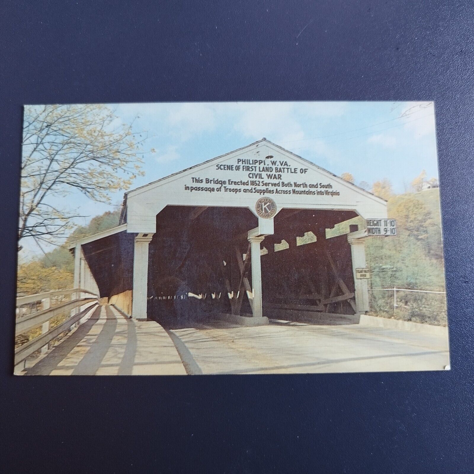 West Virginia Covered bridge at Philippi - Unposted