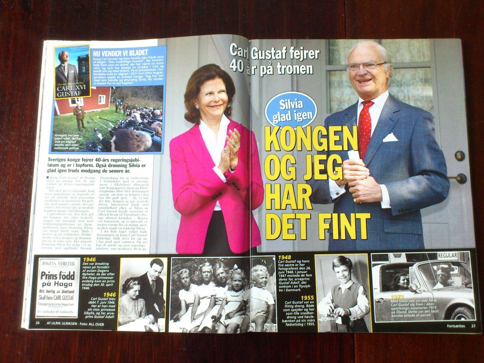 Danish magazine "Billed Bladet" Mostly about Royals and TV/Film starsNr37/2013