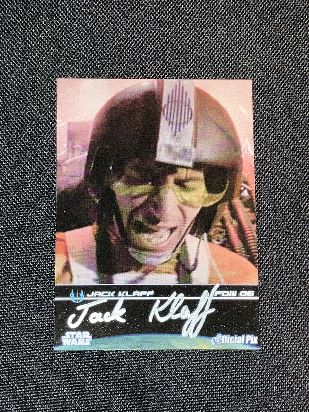 2009 Official Pix Star Wars - Jack Klaff As Pilot Original Autograph Card