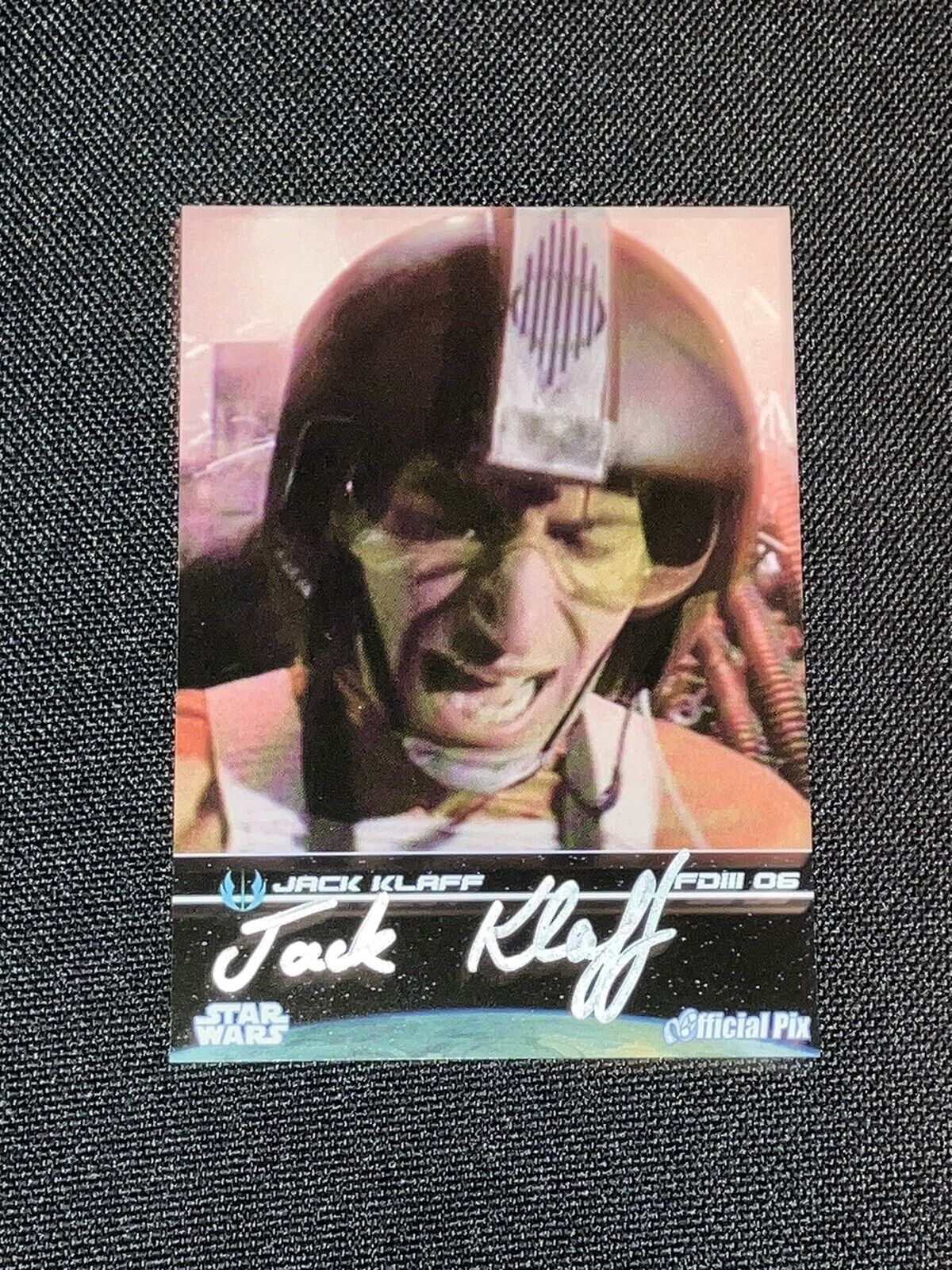 2009 Official Pix Star Wars - Jack Klaff As Pilot Original Autograph Card