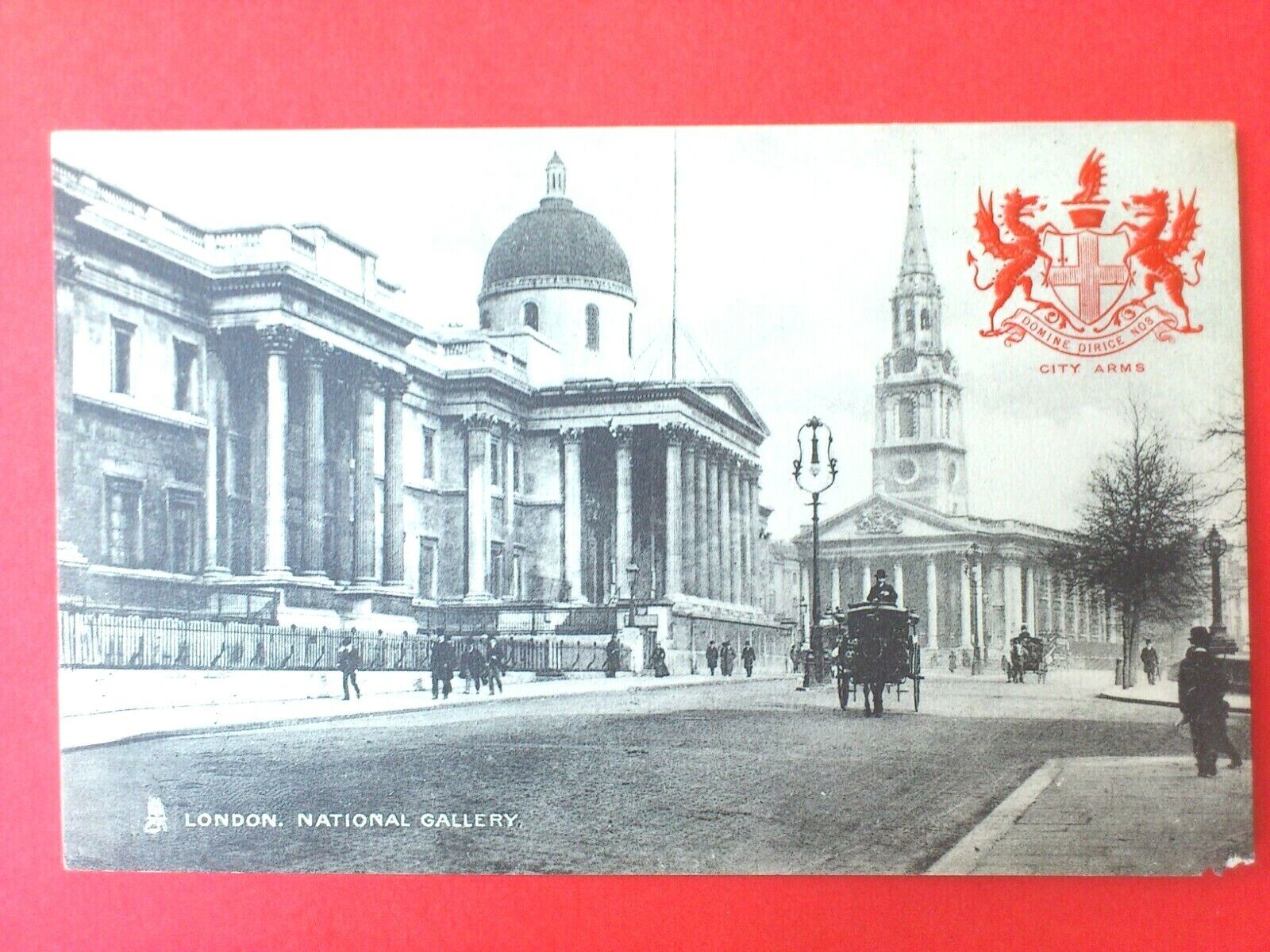 Antique Postcard UKLondon1910Tuck'sUnpostedNational Gallery