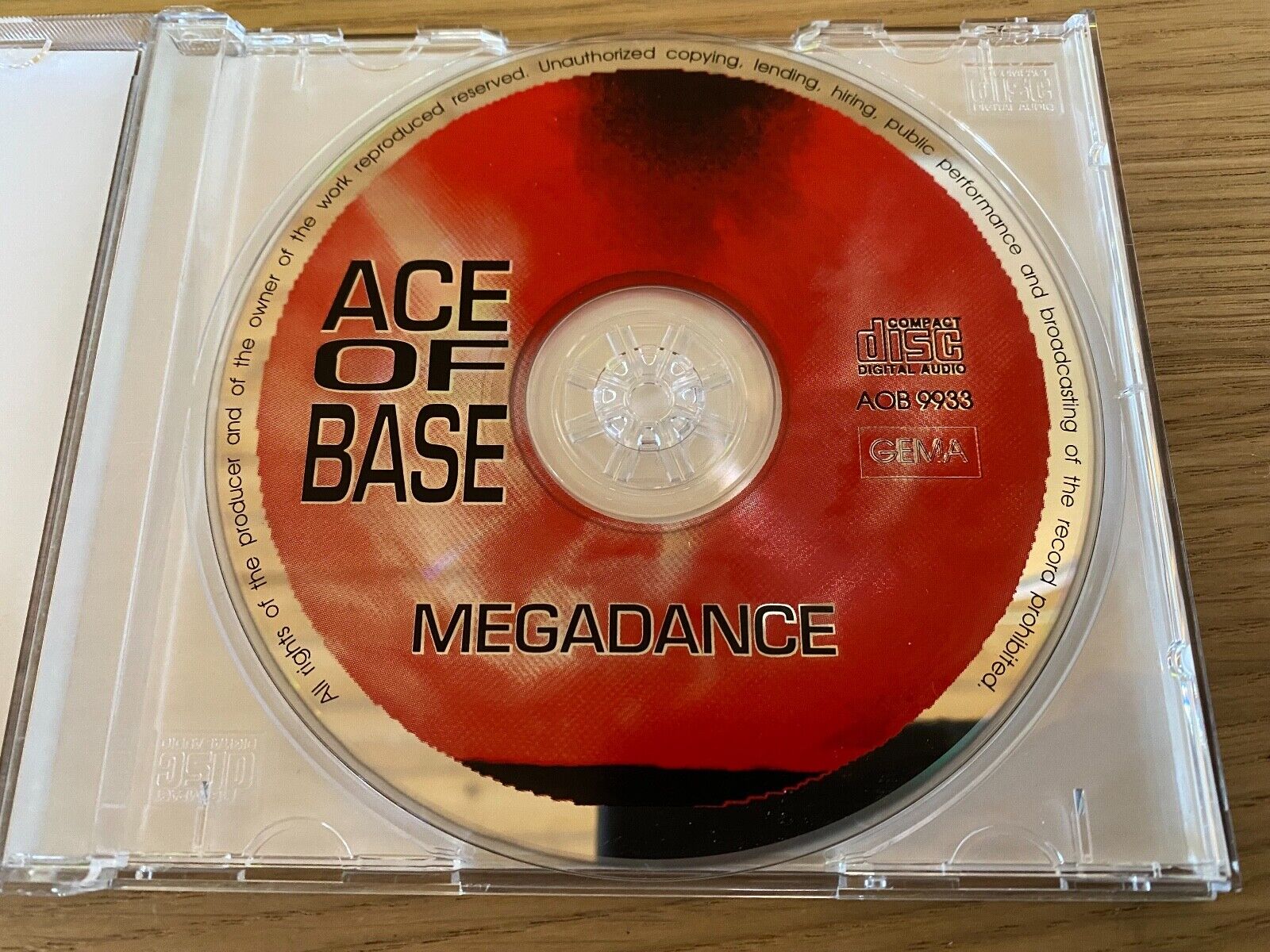 ACE OF BASE "MEGADANCE" CD SINGLE 2 MEGAMIXED TRACKS OUT OF PRINT GERMAN PRESS