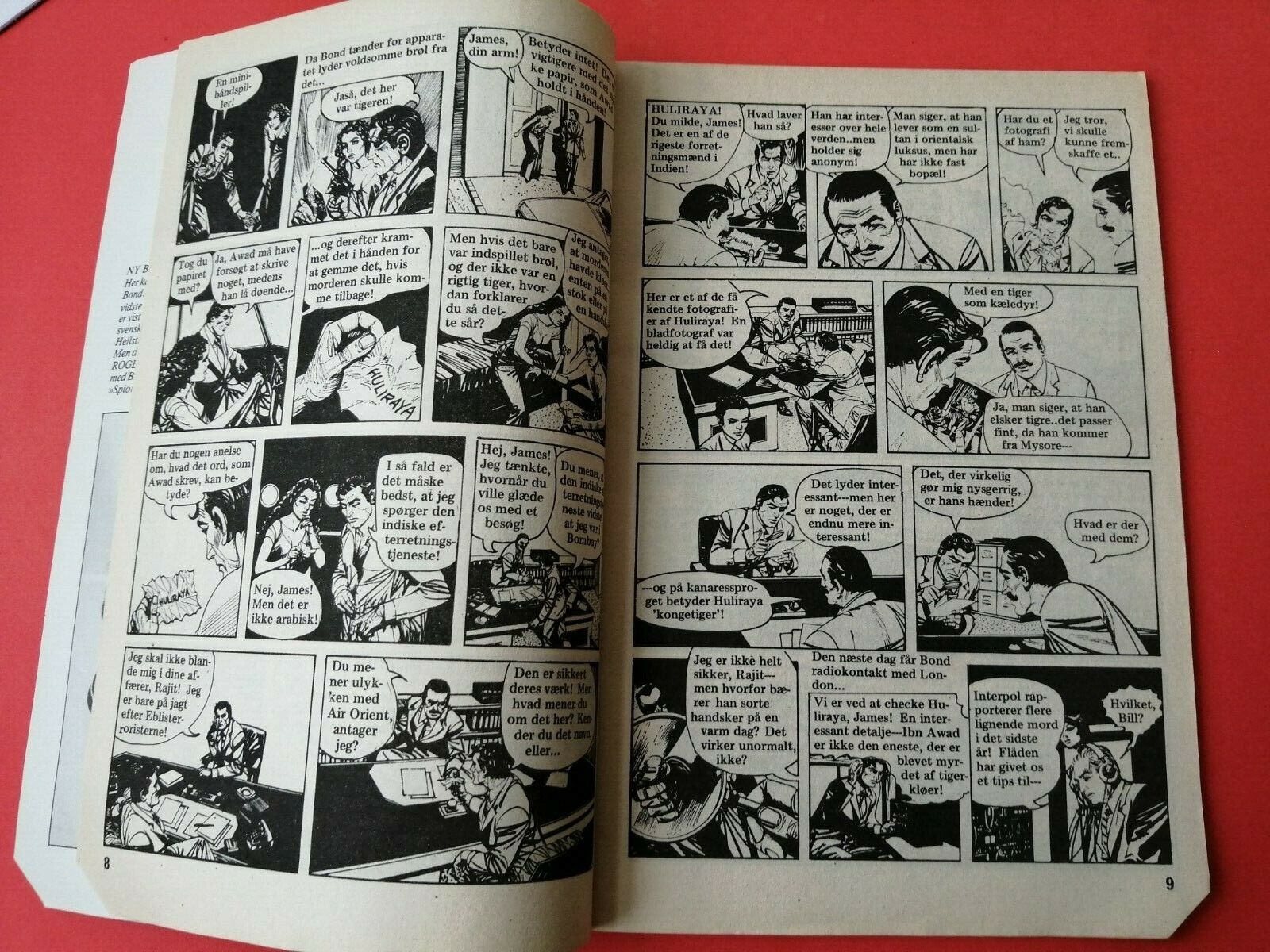 Danish Comic"007 James Bond" Roger MooreNo  461978