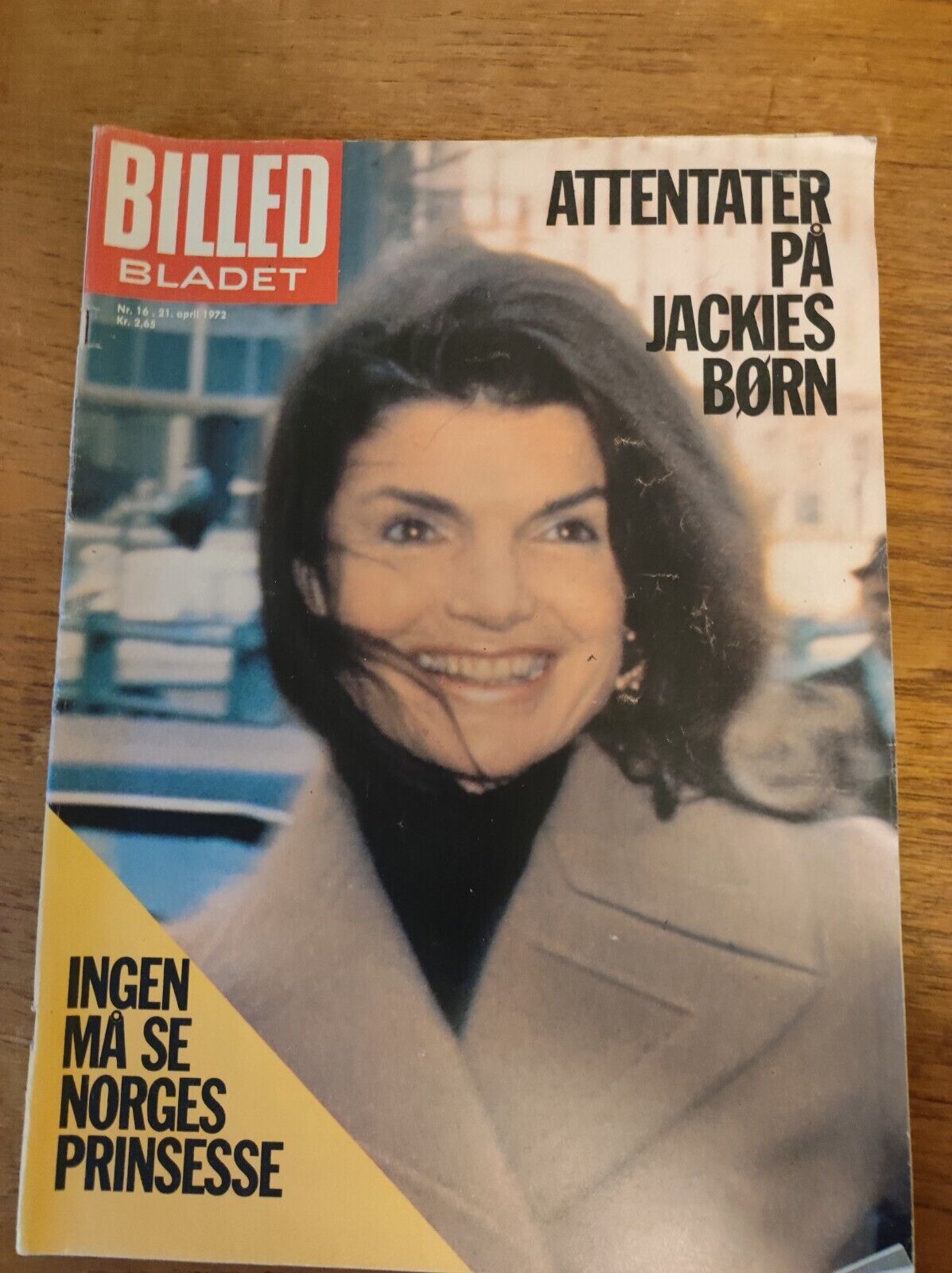 JACQUELINE ONASSIS Queen Margrethe INGRID Kennedy 1972 Danish Magazine RARE BB43