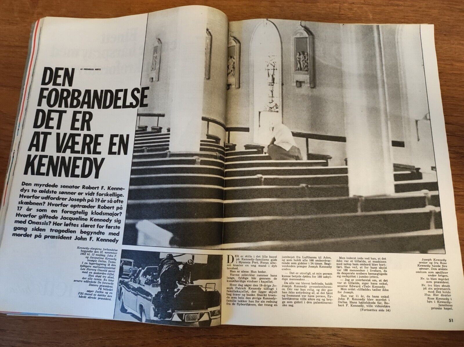 JACQUELINE ONASSIS Queen Margrethe INGRID Kennedy 1972 Danish Magazine RARE BB43