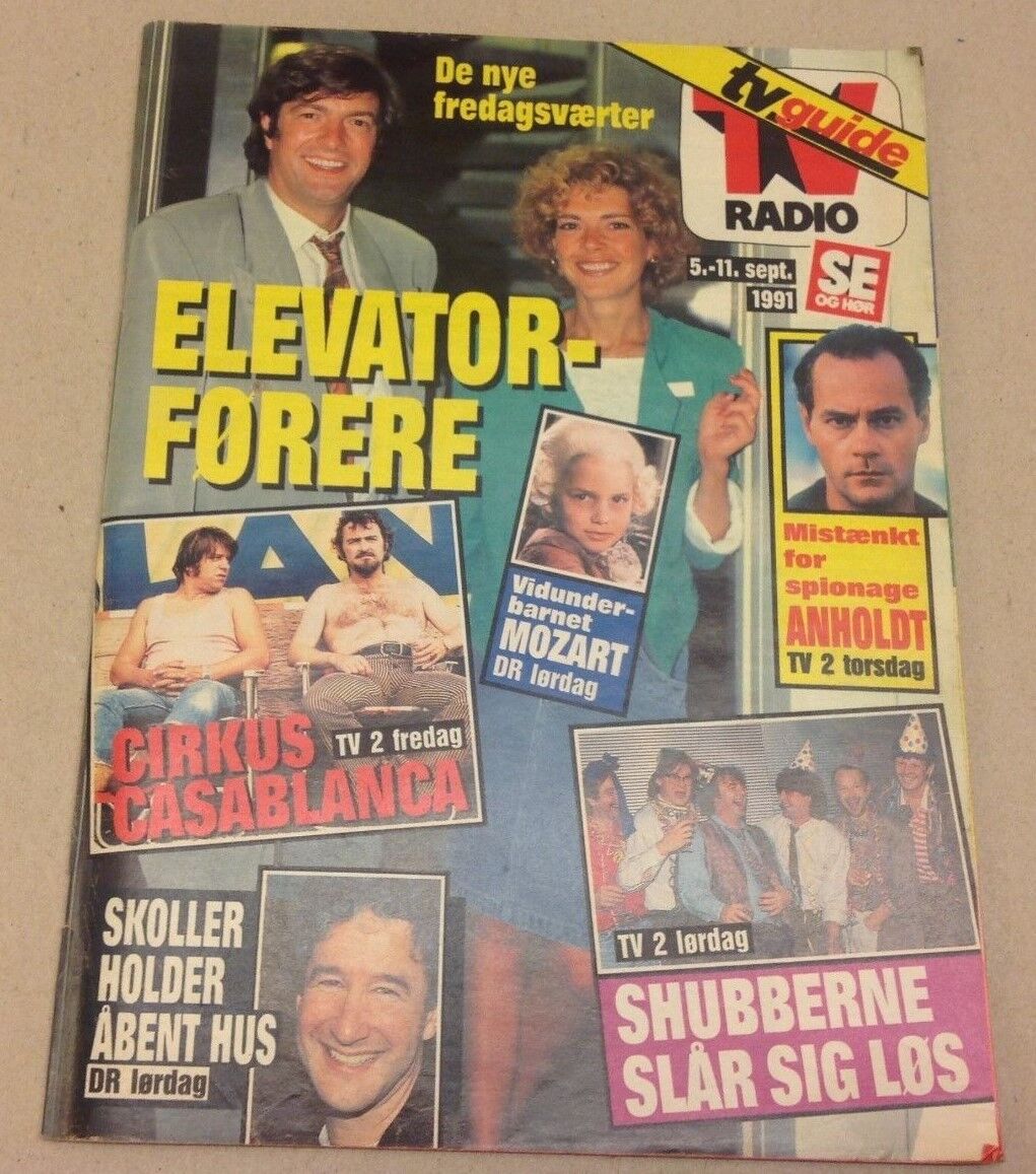 Gitte Nielsen Stallone on Front Cover Vintage Danish Magazine 1991 "Se og Hoer"