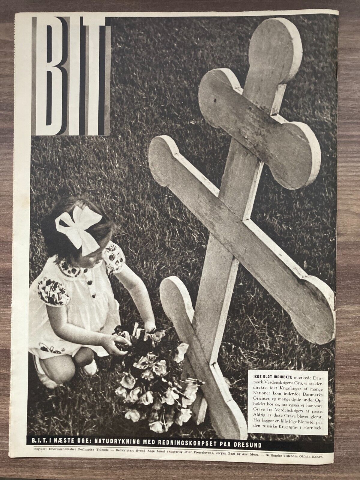 Queen Geraldine of Albania King Zog Danish Magazine 1939 "Berlingske IT"