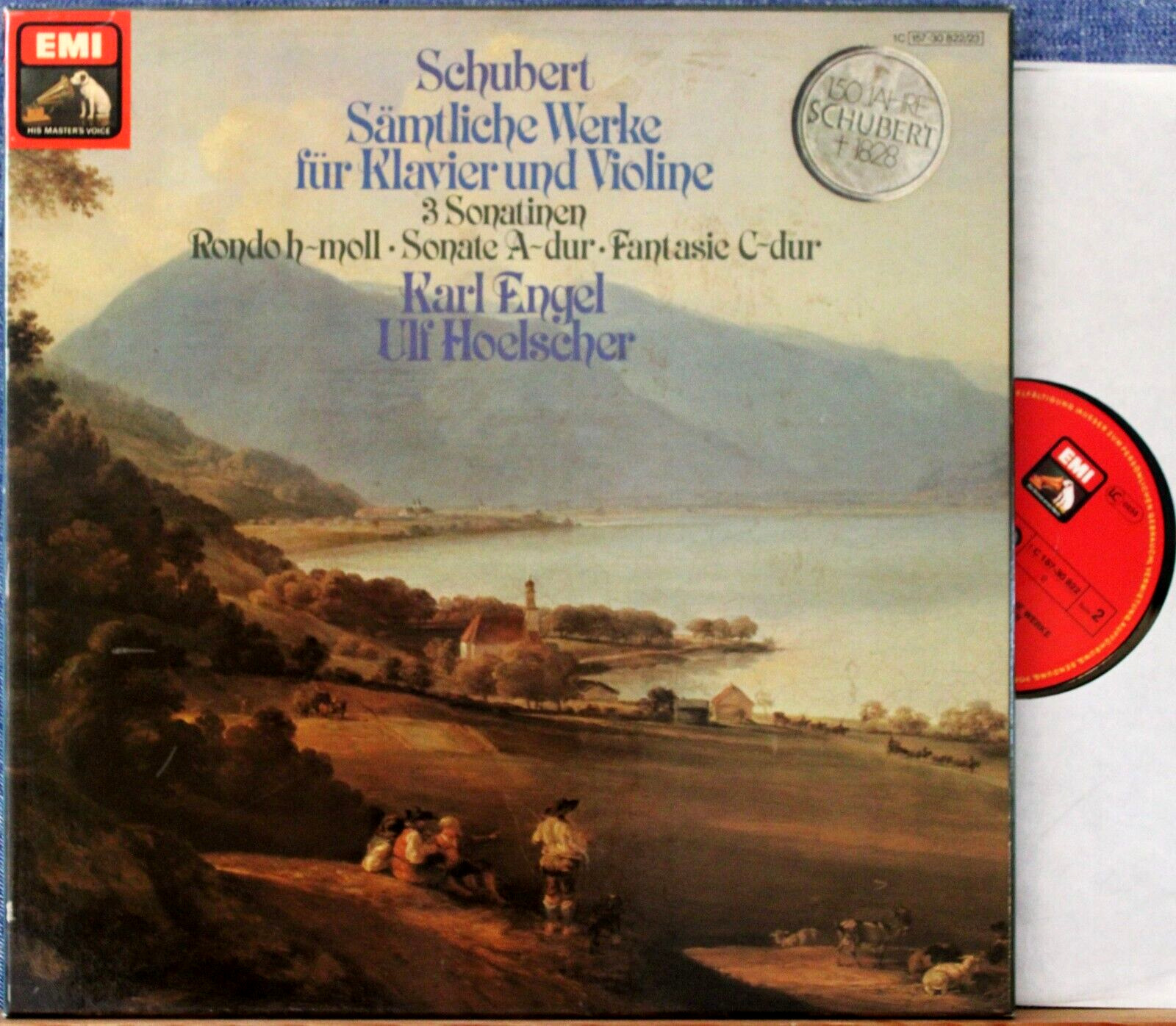 Hoelscher; Engel Schubert (Work for violin and piano) EMI 157-822/3 (3) BoxNM