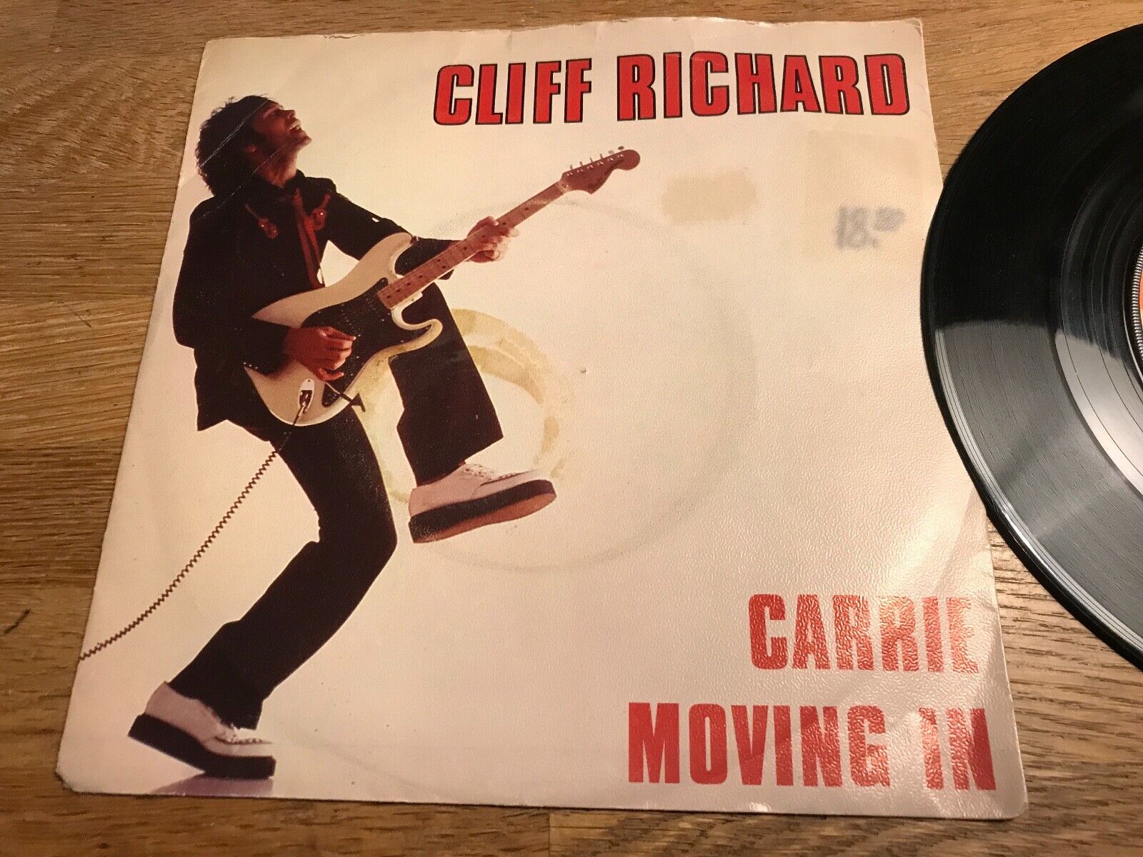 CLIFF RICHARD "CARRIE / MOVING IN" 1979 EMI SWEDISH PRESSING NCB SCANDINAVIAN 7"