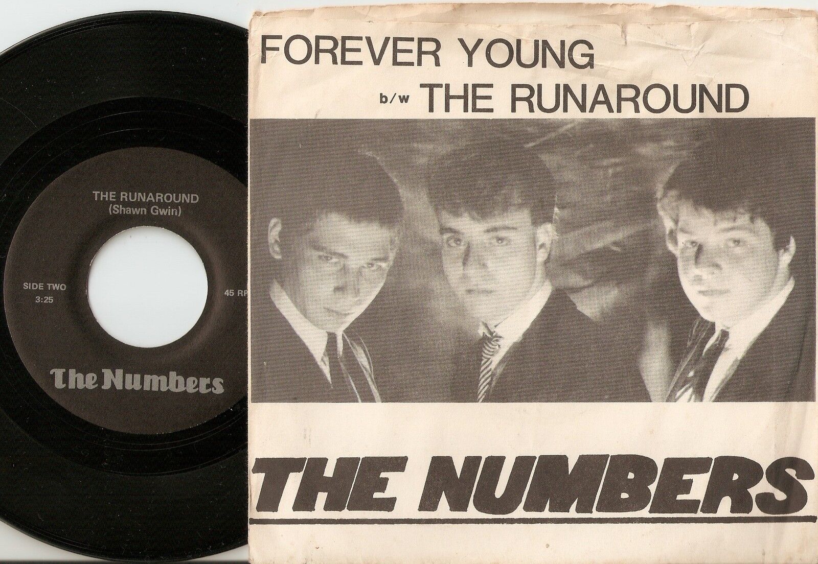 THE NUMBERS FOREVER YOUNG  THE RUNAROUND  INSERT USA 45+PS 1984 MOD REVIVAL