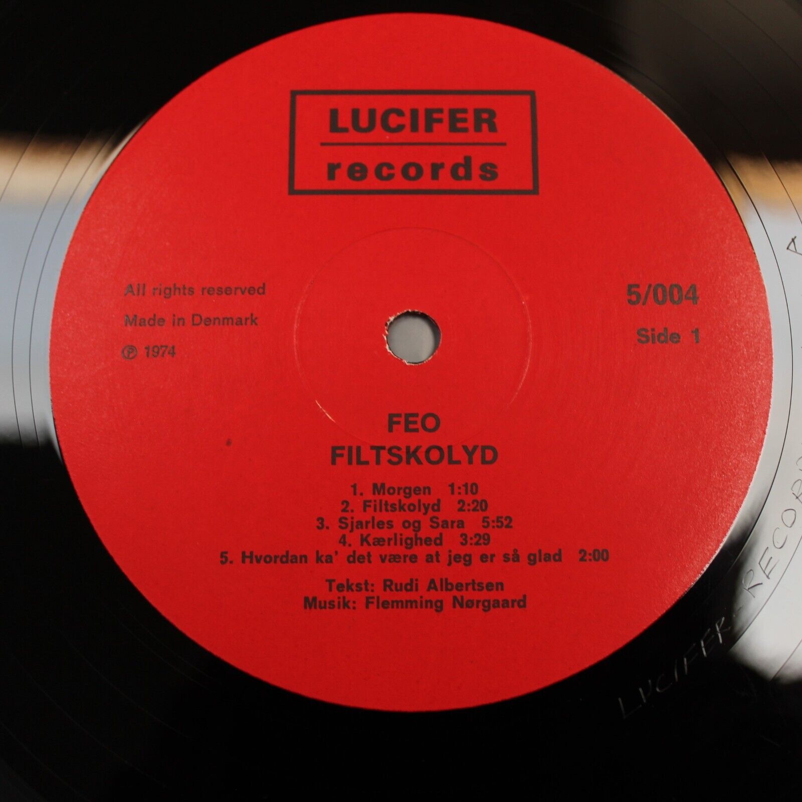 FEO Filtskolyd RARE Danish Folk Psych LP *MINT-*