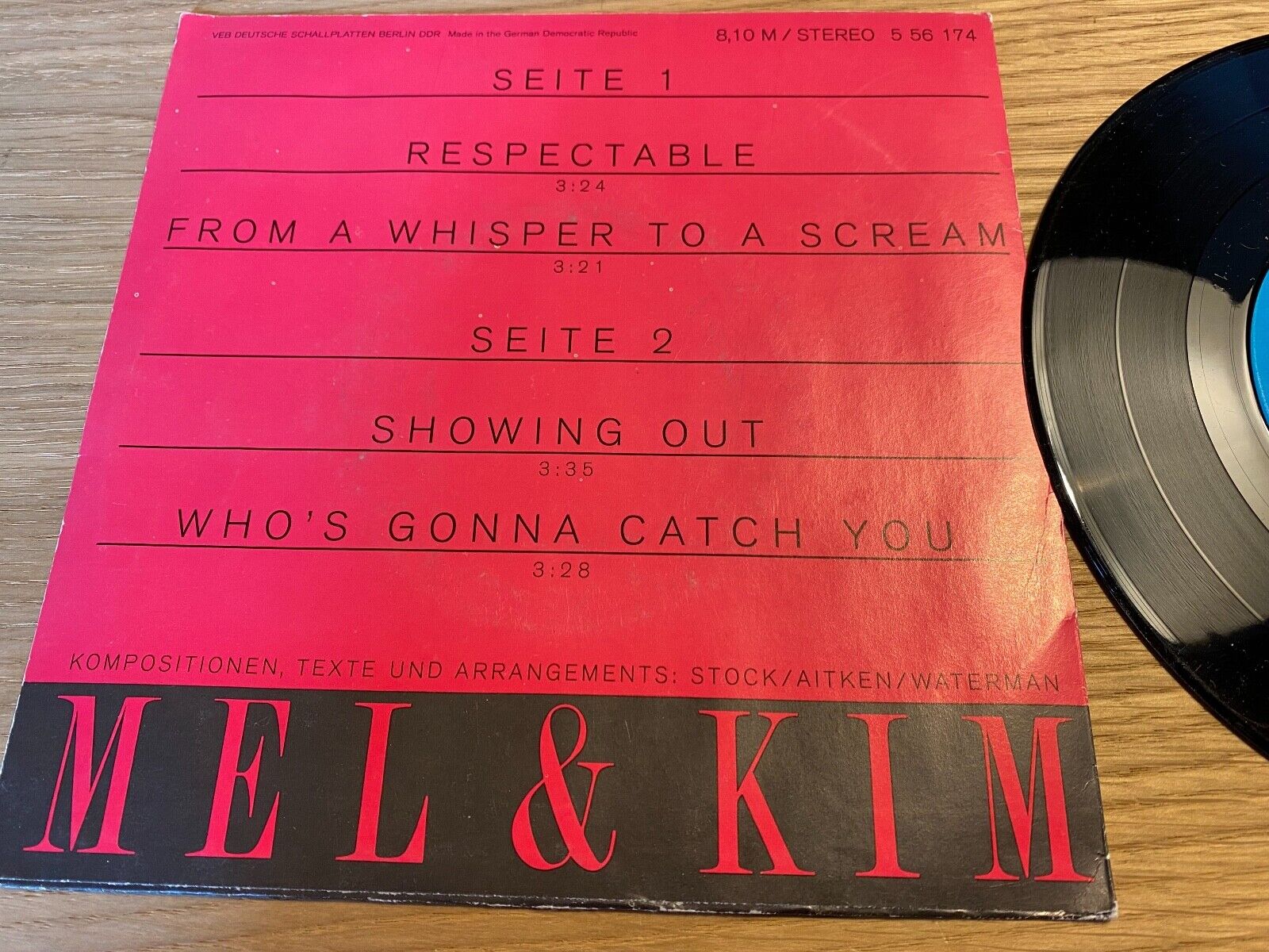 MEL  KIM "RESPECTABLE/FROM A WHISPER TO A SCREAM/SHOWING OUT" AMIGA EAST GERMAN