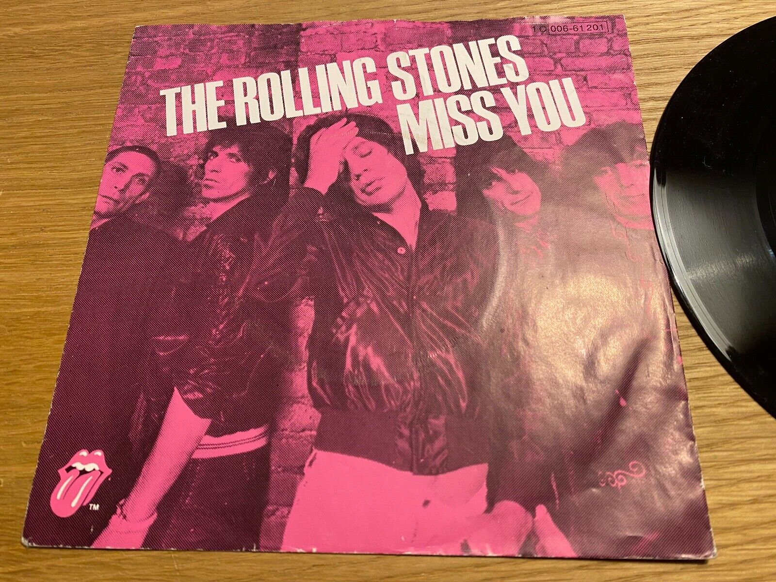 THE Rolling Stones "MISS YOU / FARAWAY EYES" 1978 PROMOTONE BV EMI ELECTROLA 7