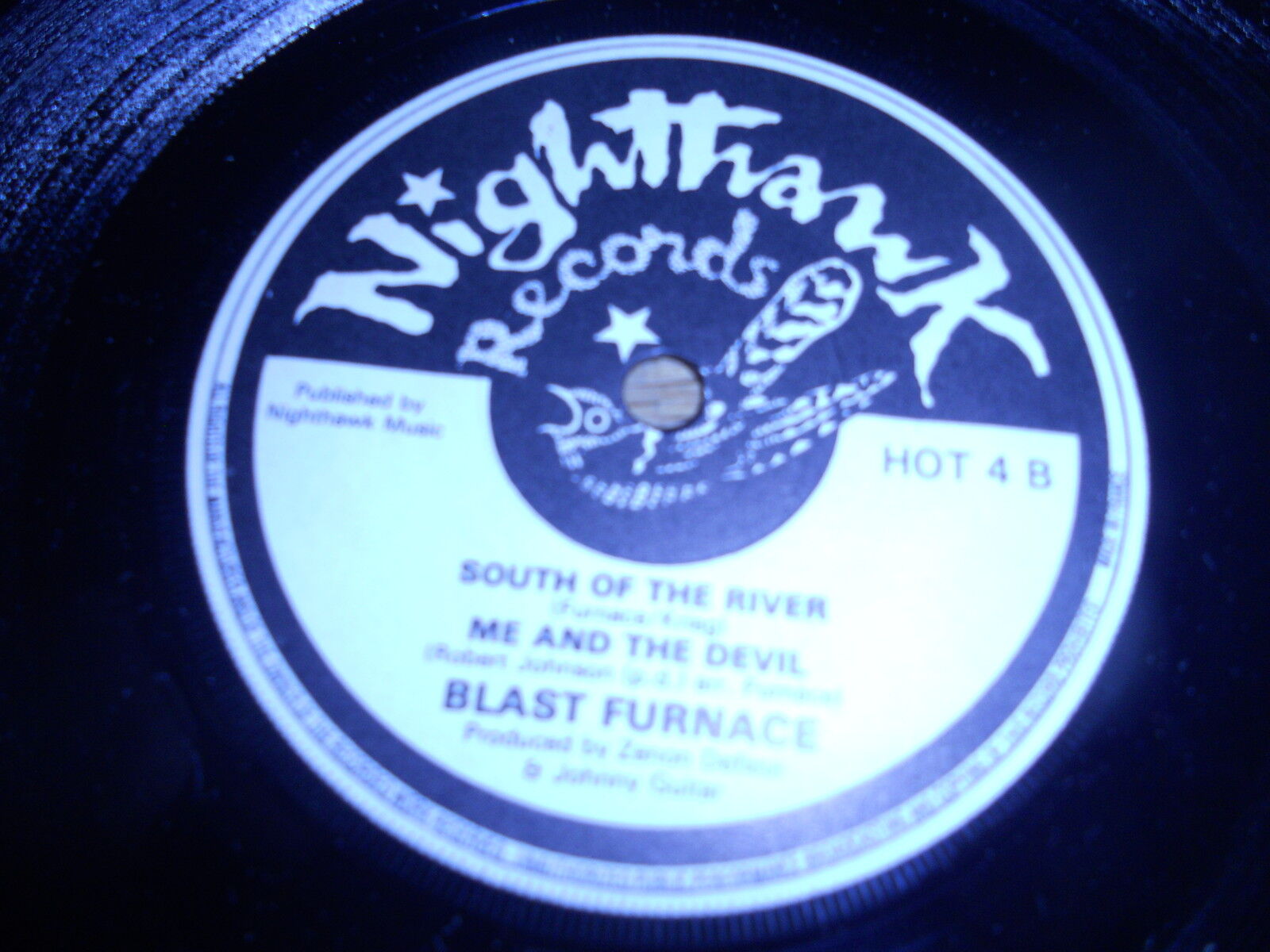 BLAST FURNACE "CAN´T STOP THE BOY/SOUTH OF THE RIVER/ME AND THE DEVIL" FRENCH 7"