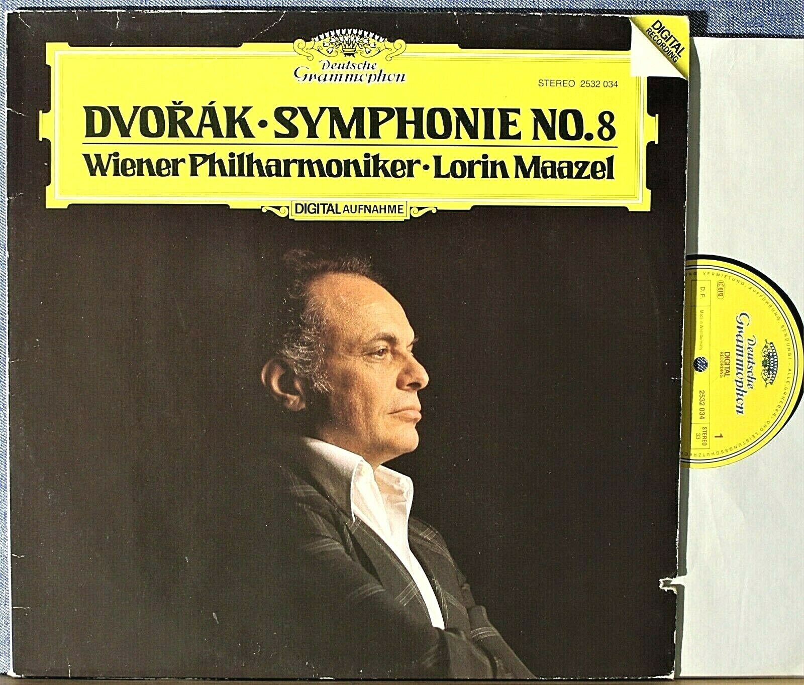 Maazel: Dvorak (Symphony 8) DGG 2532 034 dig NM